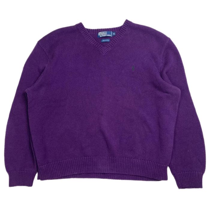 Polo Ralph Lauren Vintage Polo Ralph Lauren V Neck Sweater Grailed