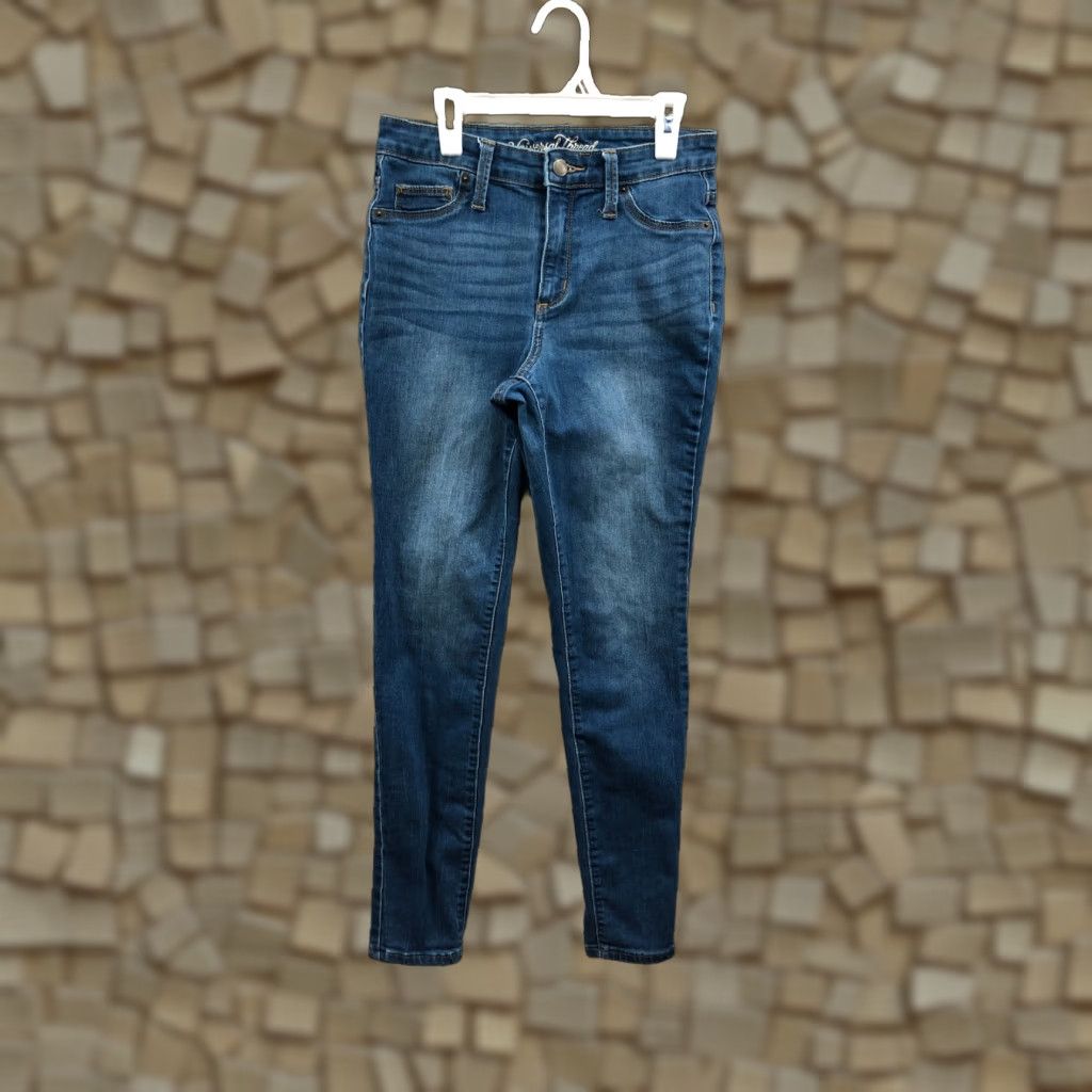 Vintage Universal Thread High Rise Jegging Jeans Dark Wash Blue Denim Size 4/27 Womens Size 27" / US 4 / IT 40 - 1 Thumbnail