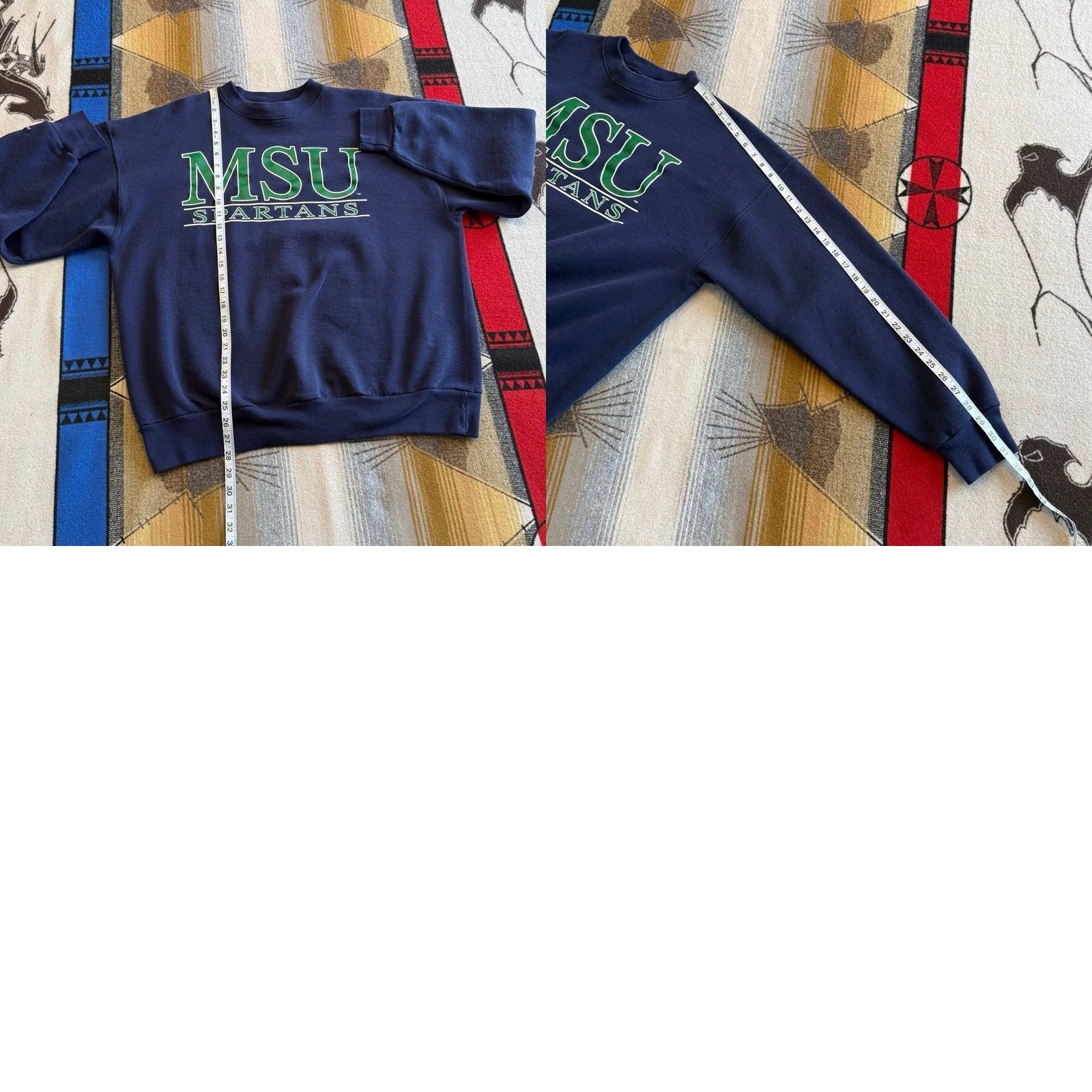 Jansport VINTAGE JanSport 90s Michigan State University Spartans Crewneck Sweatshirt 2XL Blue Mens Size US XXL / EU 58 / 5 - 8 Thumbnail
