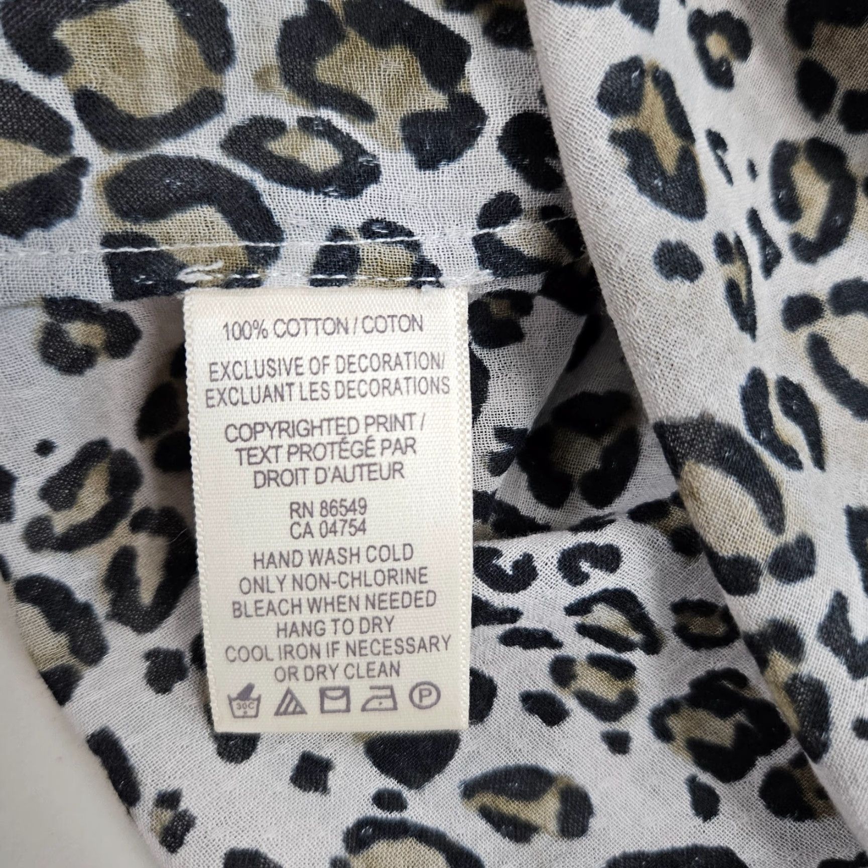 Tommy Bahama Tommy Bahama Tank Top Womens Small Black Brown Animal Print Cotton Shirt Ladies | Multicolor Sleeveless 19" Width 22.5" Length Size S / US 4 / IT 40 - 5 Thumbnail
