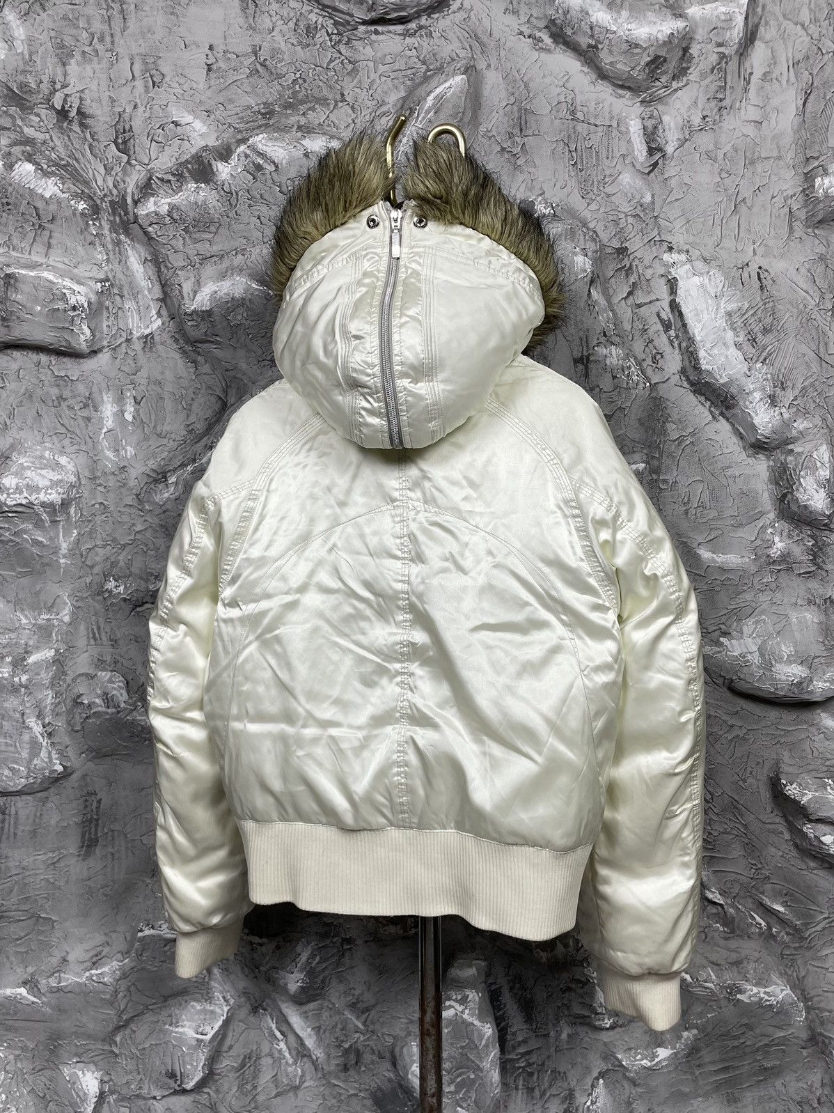 Le Grande Bleu (L.G.B.) × Nike Nike Very Rare Fur Zip Hood Jacket Y2K IfSixWasNine Style Size US S / EU 44-46 / 1 - 3 Thumbnail