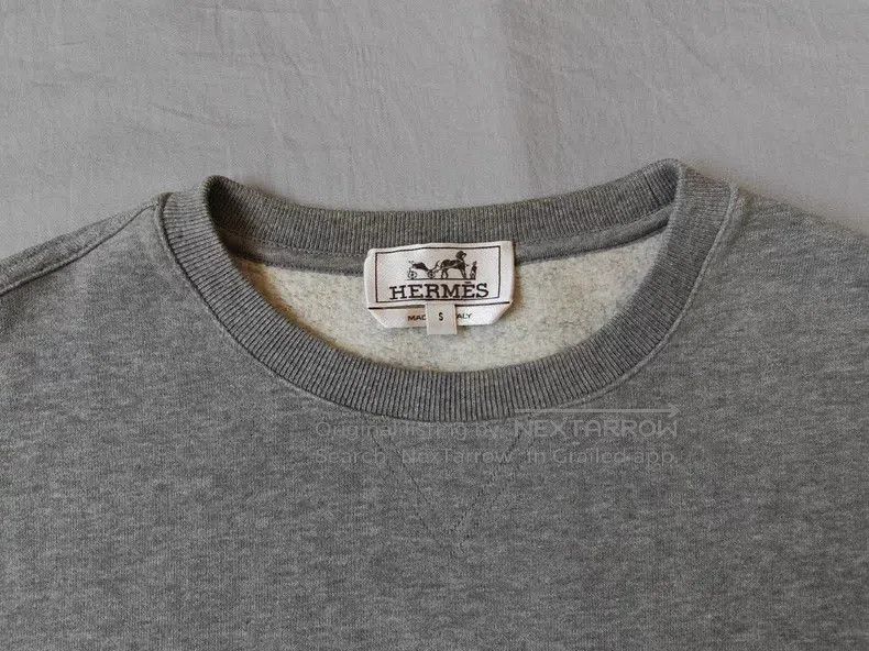 Hermes Hermes Round-neck hooded sweatshirt, double horse pattern Size US S / EU 44-46 / 1 - 2 Thumbnail