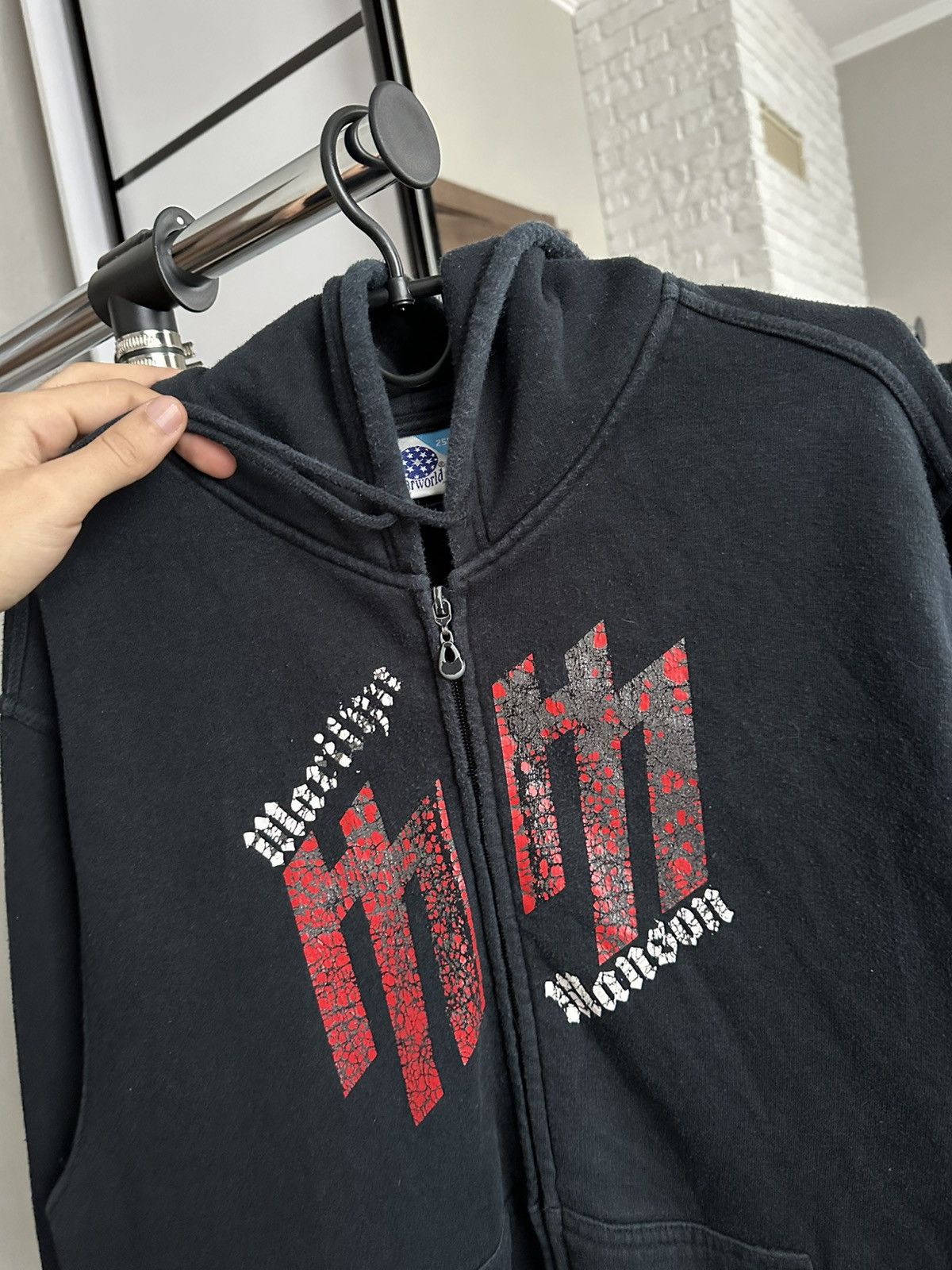 Marilyn Manson Marilyn Manson Zip Hoodie Vintage 90s Size US L / EU 52-54 / 3 - 5 Thumbnail