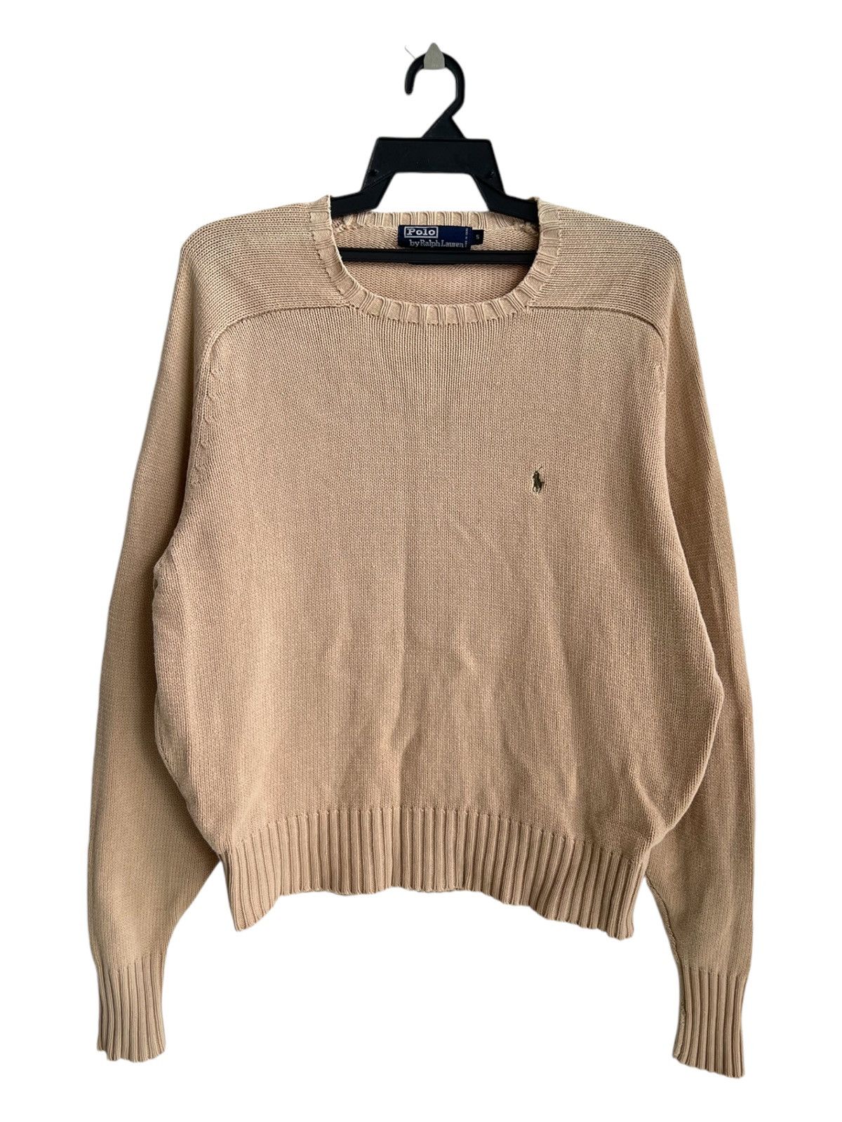 Lo Life × Polo Ralph Lauren × Vintage Y2K Polo Ralph Lauren Small Pony Logo Boxy Fit Knit Sweater Size US S / EU 44-46 / 1 - 1 Thumbnail