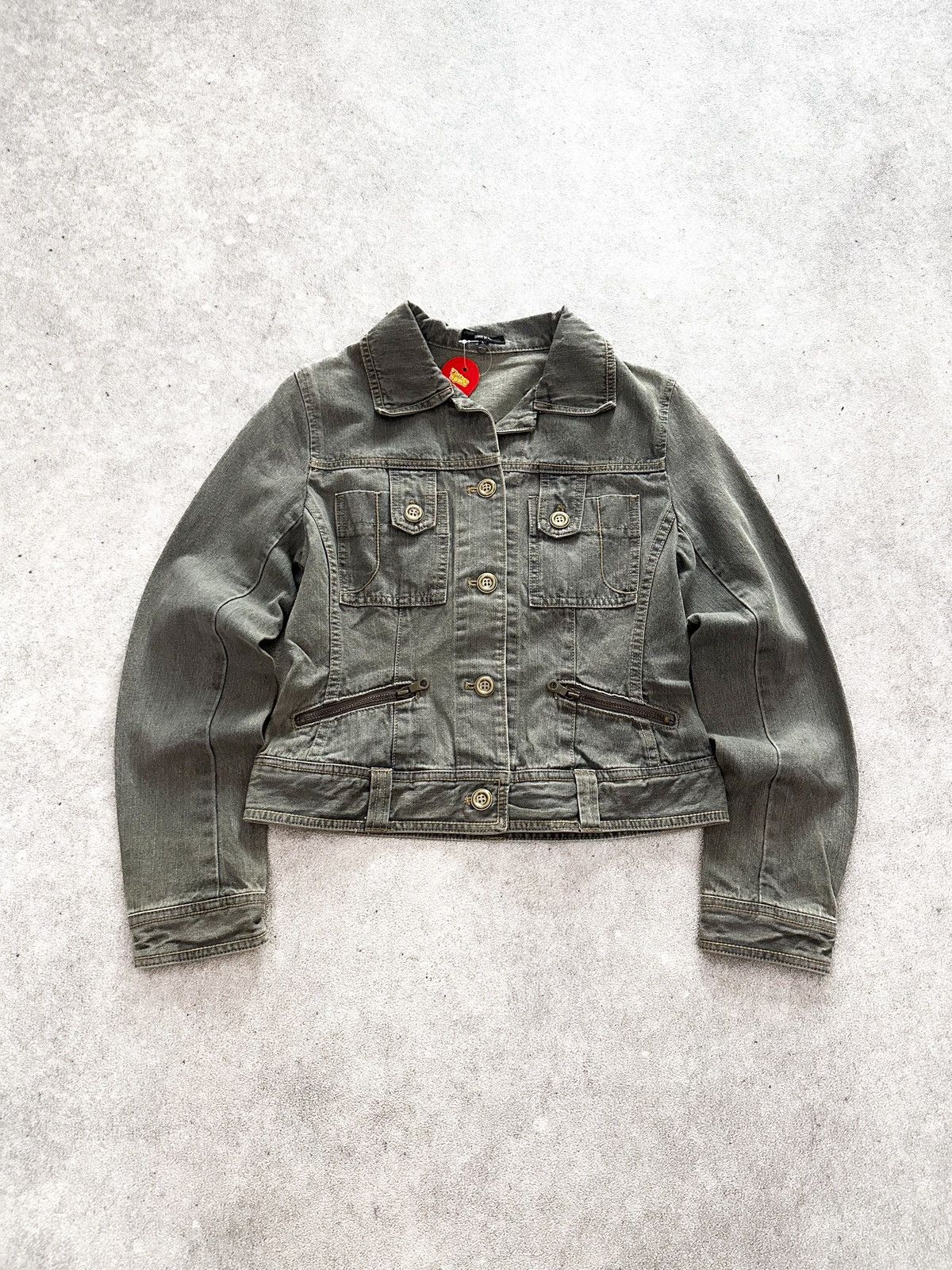 If Six Was Nine 90s Japanese Comme ca ism Multipocket Denim Jacket lgb Size US S / EU 44-46 / 1 - 1 Thumbnail