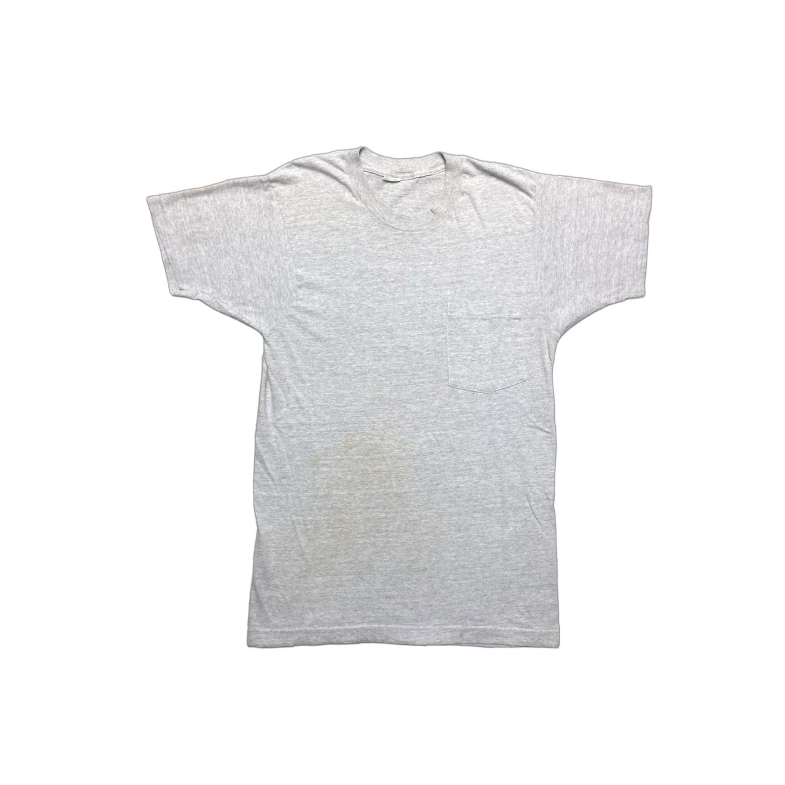 Vintage VINTAGE 80s B.V.D Pocket T-Shirt Gray Men M Shirt Size US M / EU 48-50 / 2 - 1 Thumbnail