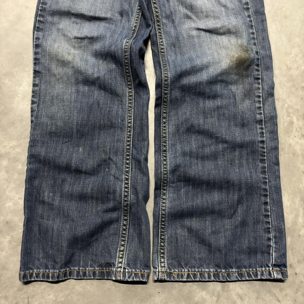 Levi's × Vintage Crazy Vintage Y2K/2000s Grunge Dark Wash Levis Denim Jeans! Size US 30 / EU 46 - 6 Thumbnail