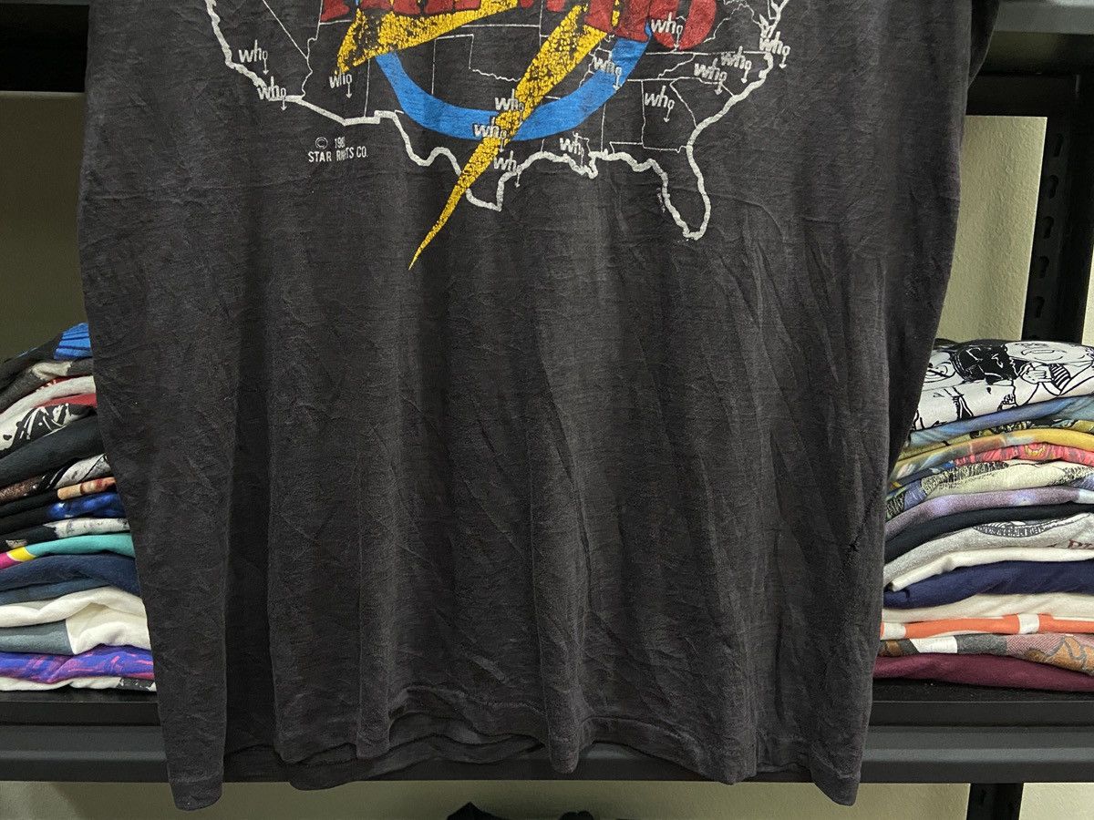 Band Tees × Vintage 🔥Rare Vintage 80s THE WHO Led Zeppelin Tour T-Shirt Size US L / EU 52-54 / 3 - 3 Thumbnail