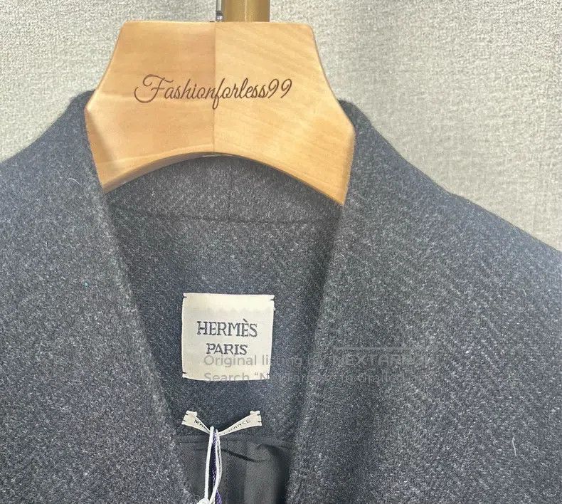 Hermes Hermes Black Long Coat Jacket Size XS / US 0-2 / IT 36-38 - 3 Thumbnail