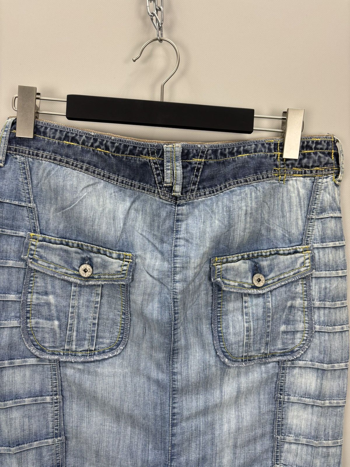 Marithe + Francois Girbaud Womens skirt Marithe Francois Girbaud Size 48 Color Blue Size 28" / US 6 / IT 42 - 6 Thumbnail