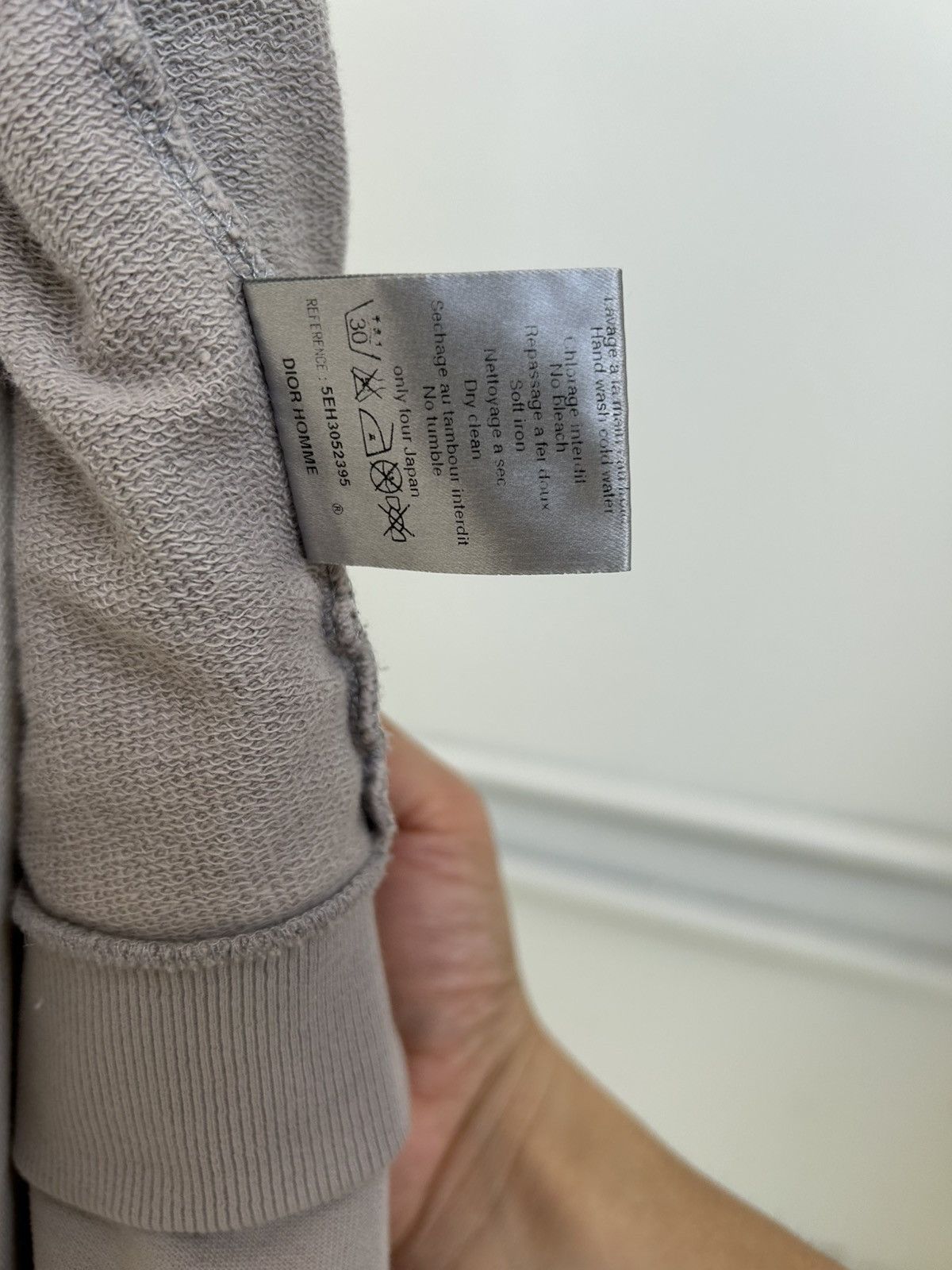 Dior Rare Dior Homme SS05 “untitled” Hoodie by Hedi Slimane Size US M / EU 48-50 / 2 - 12 Thumbnail