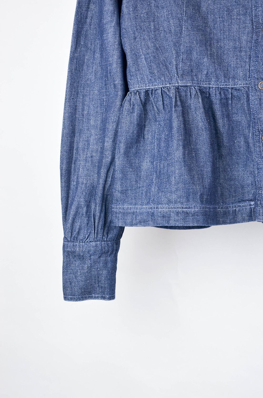 Miu Miu × Vintage MIU MIU Vintage Blue Chambray Denim Shirt - 42 Size M / US 6-8 / IT 42-44 - 3 Thumbnail