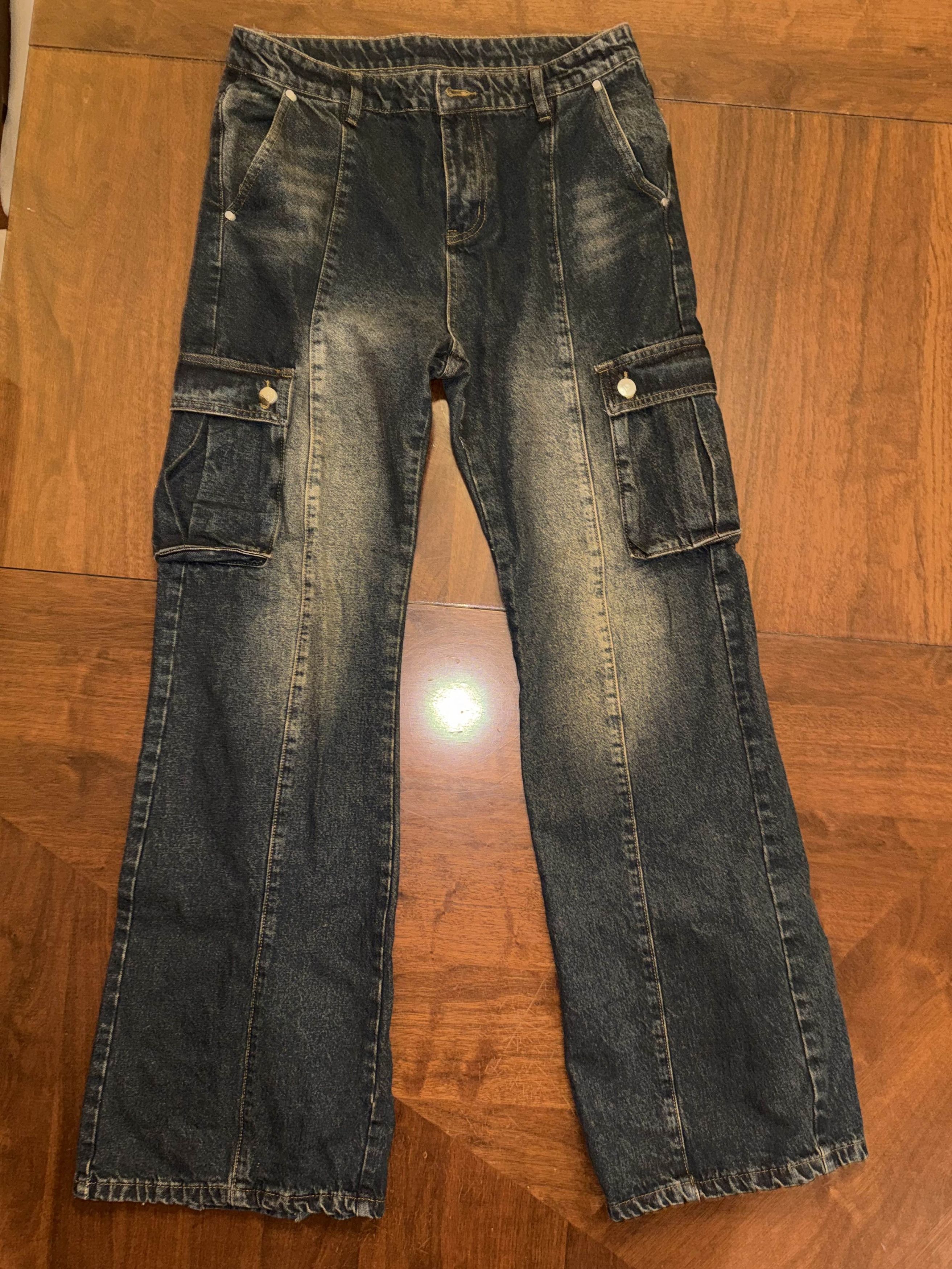 Other Ditch LA Flared Adjustable Cargo Denim *FIRST DROP* 32x34 Size US 32 / EU 48 - 1 Thumbnail