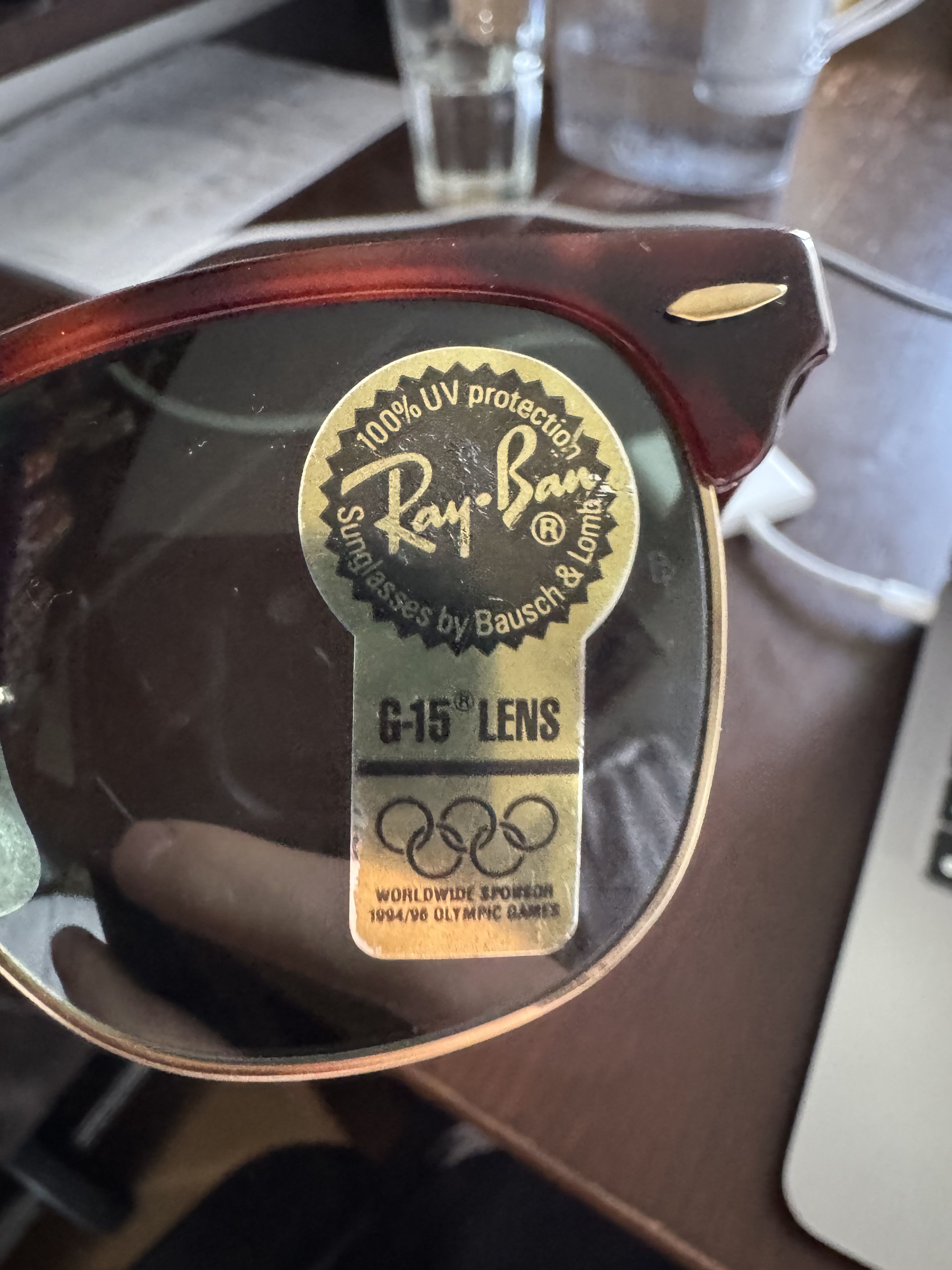 Bausch & Lomb × RayBan Rare Ray-Ban Bausch & Lomb USA '80s Clubmaster Sunglasses Size ONE SIZE - 7 Thumbnail