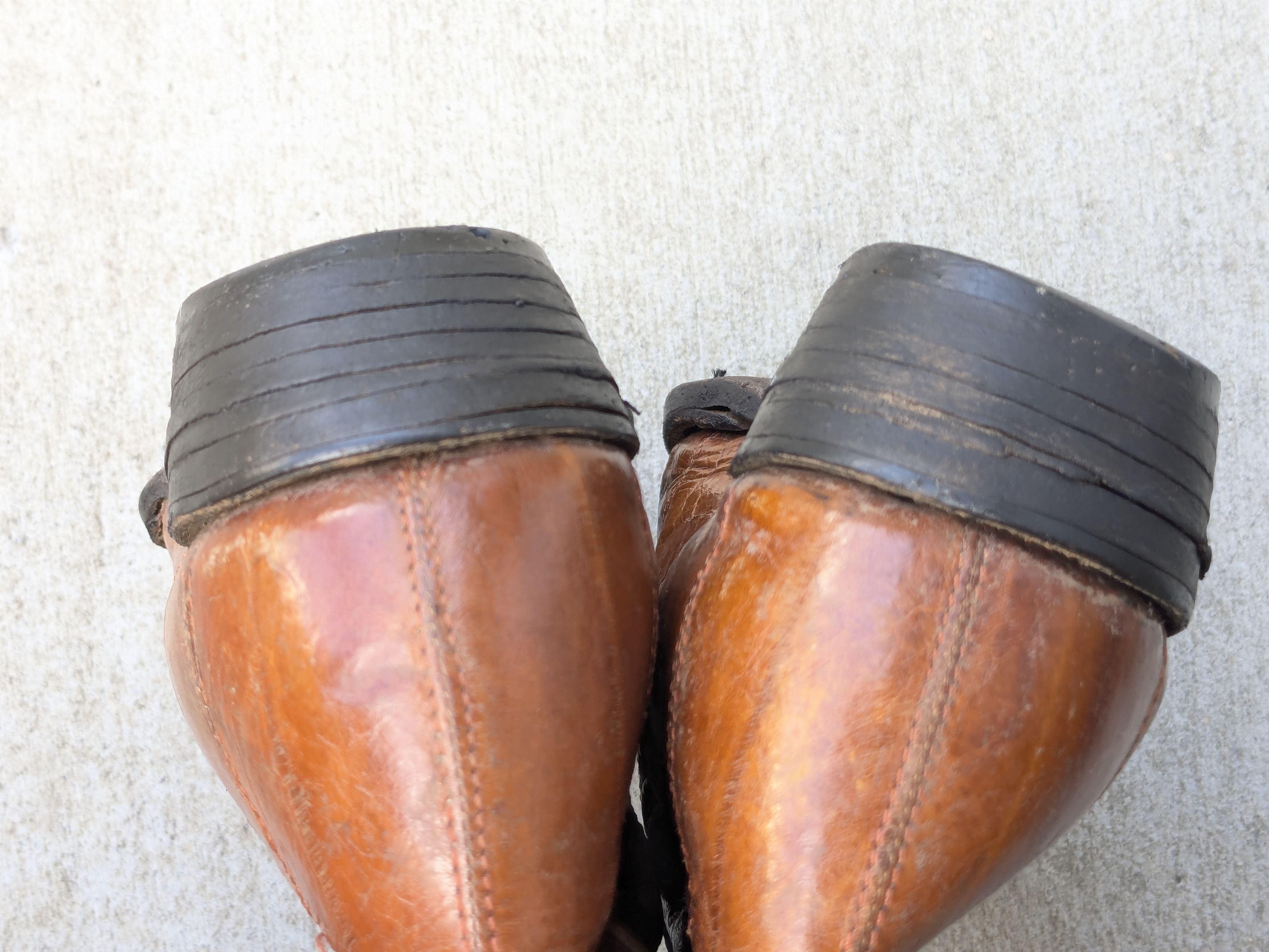 Genuine Leather Vintage Eel Cowboy Boots Brown 10.5 Western Botas Mexico Size US 10.5 / EU 43-44 - 9 Thumbnail