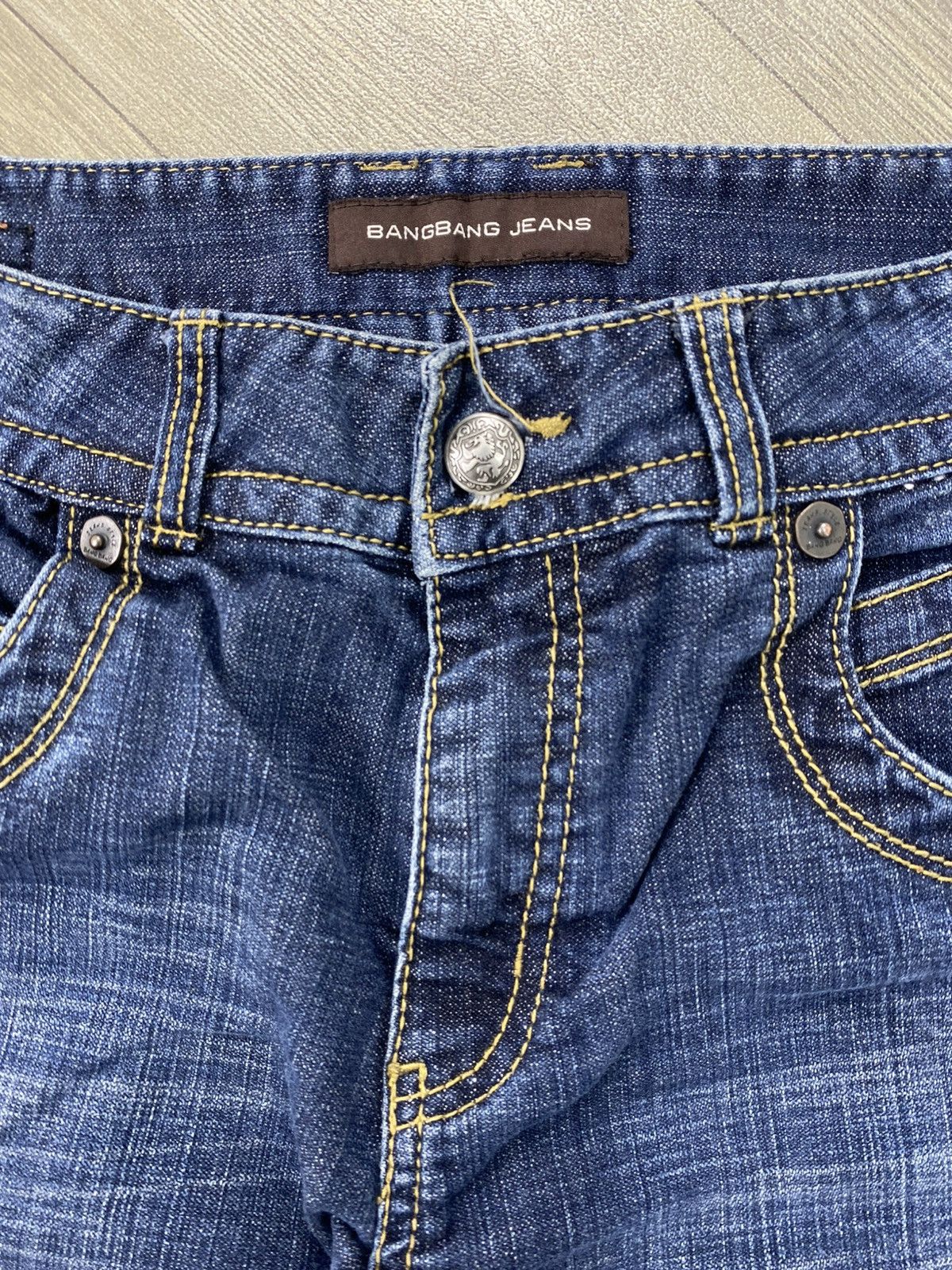 If Six Was Nine 2000s Bangbang Flared Jeans Faded Kmrii Lgb Punk Style Y2K Size US 28 / EU 44 - 7 Thumbnail