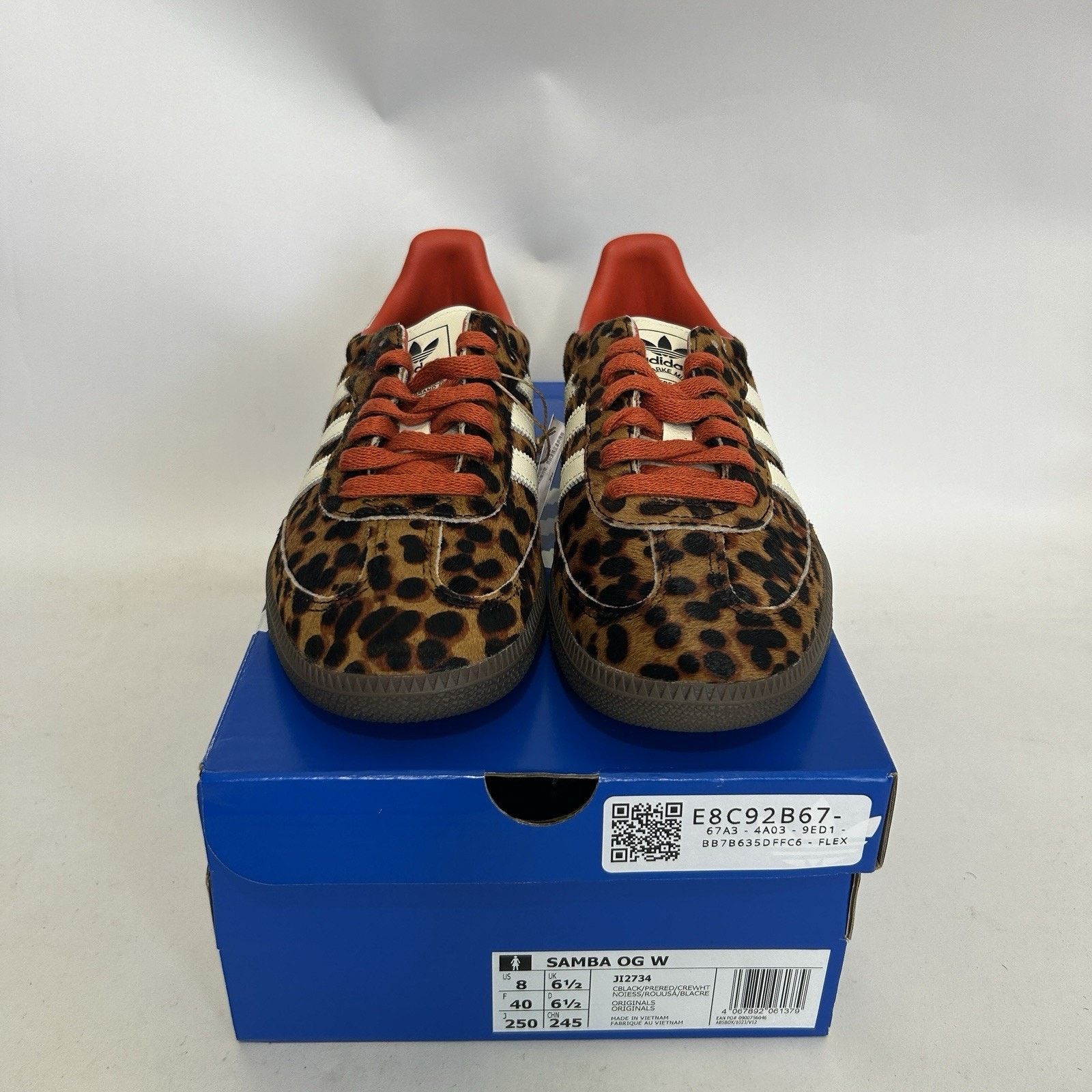 Adidas adidas Samba OG WMNS Leopard - “Preloved Red” JI2734 Size US 8 / IT 38 - 3 Thumbnail