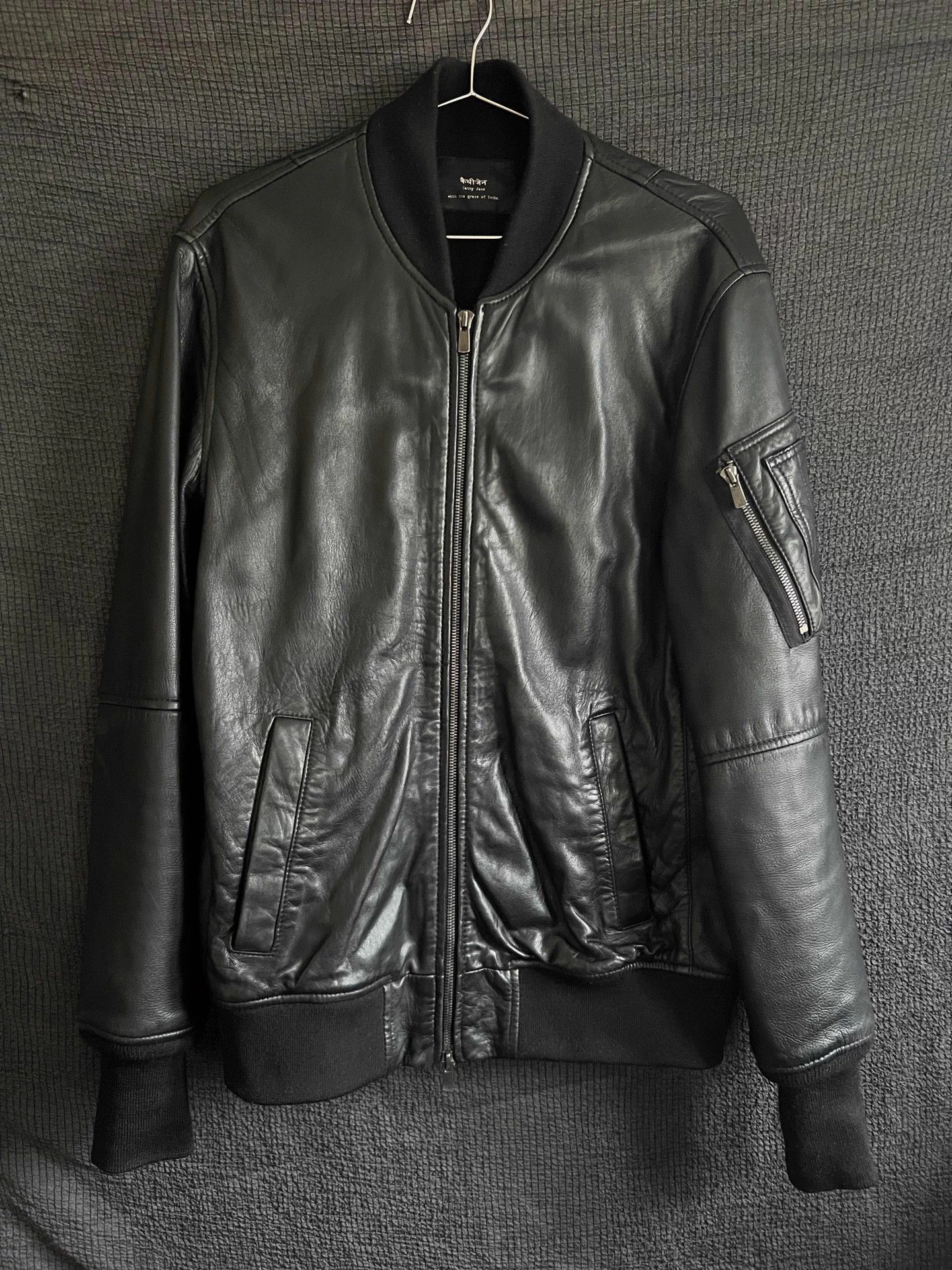Other CATHY JANE Rick Owens Style Black Leather Jacket Size US M / EU 48-50 / 2 - 1 Thumbnail