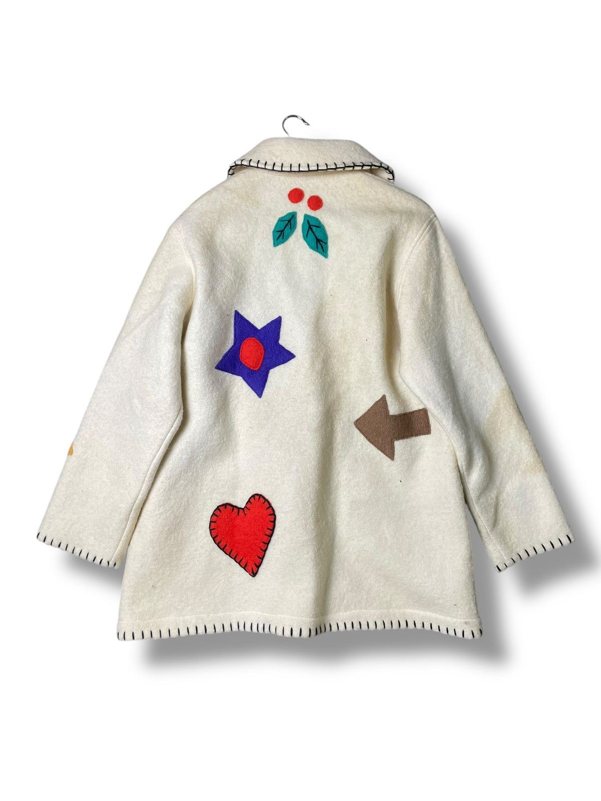 Japanese Brand × Vintage Kazamidori by Nancai Patchwork Wool Jacket (60) Size US M / EU 48-50 / 2 - 8 Thumbnail