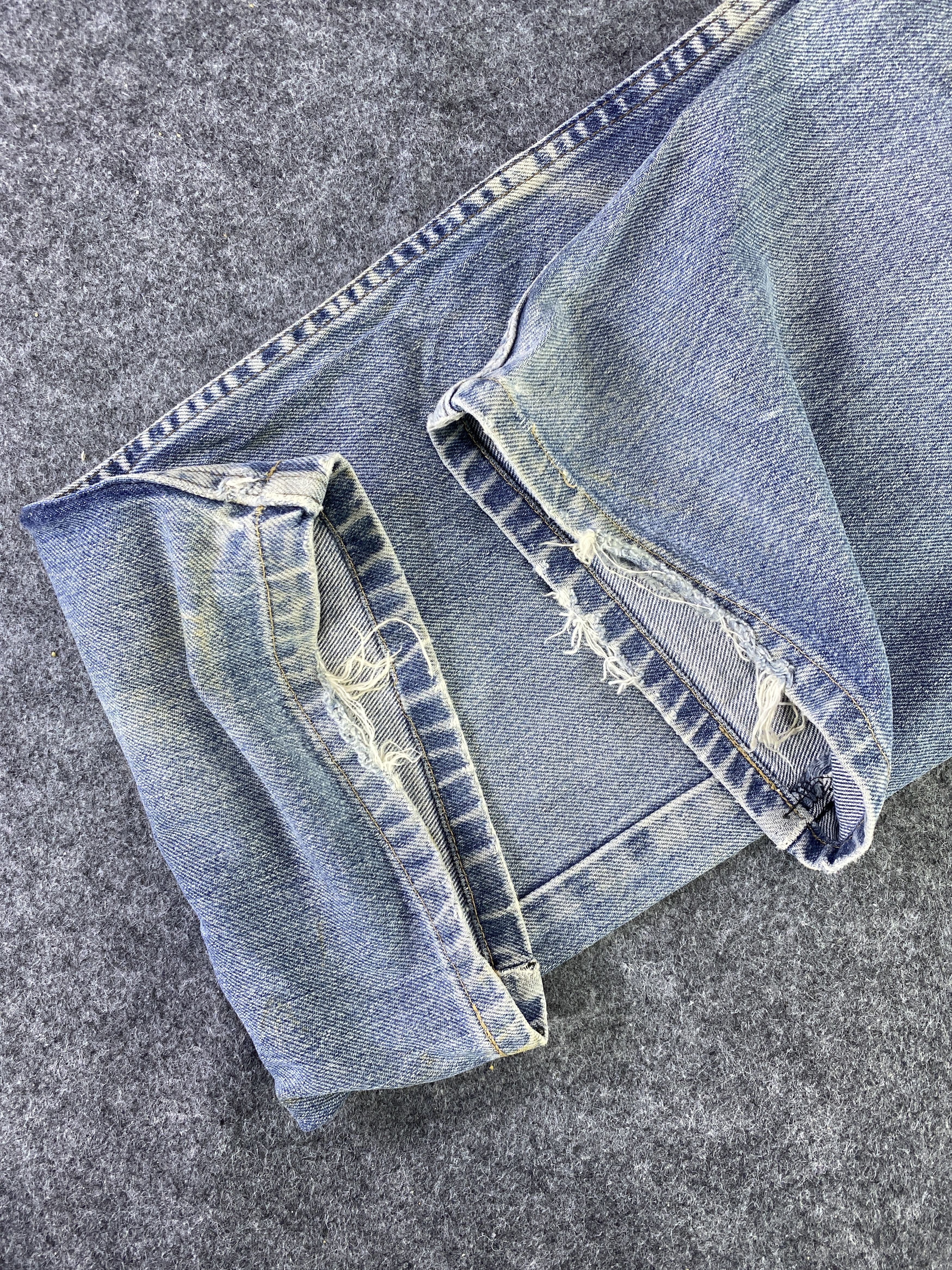 Levi's Vintage Levi's 509 Distress Blue Wash Jeans - J930 Size US 32 / EU 48 - 12 Thumbnail