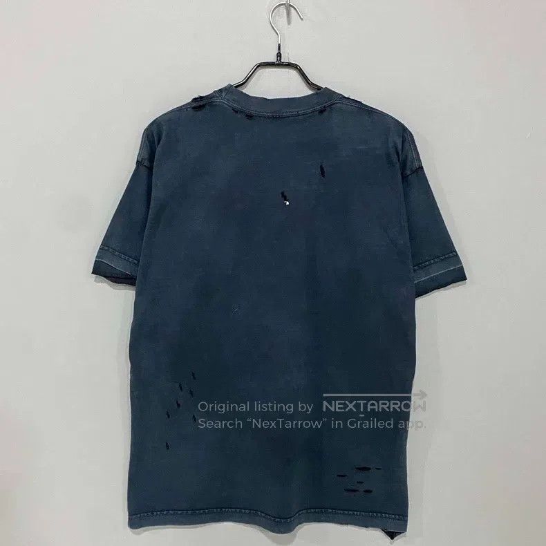 Balenciaga Balenciaga Distressed Logo Short Sleeve Size US S / EU 44-46 / 1 - 4 Thumbnail