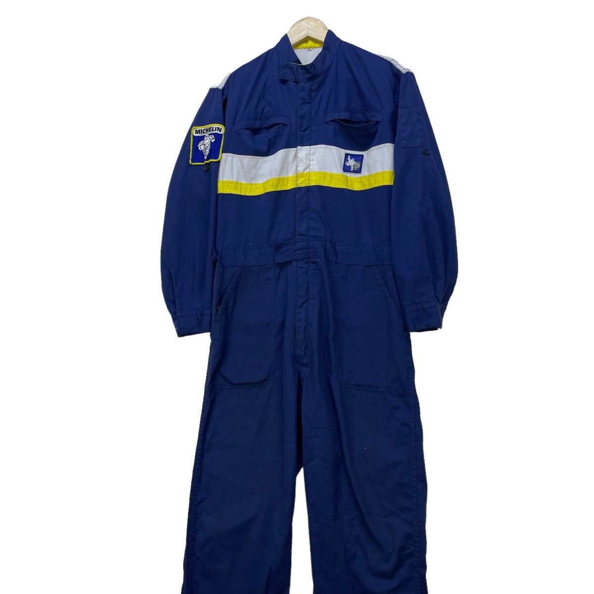 Gear for Sports 💥 Vintage Michelin Raiken Overall Worker Suit Jacket Size US 34 / EU 50 - 3 Thumbnail