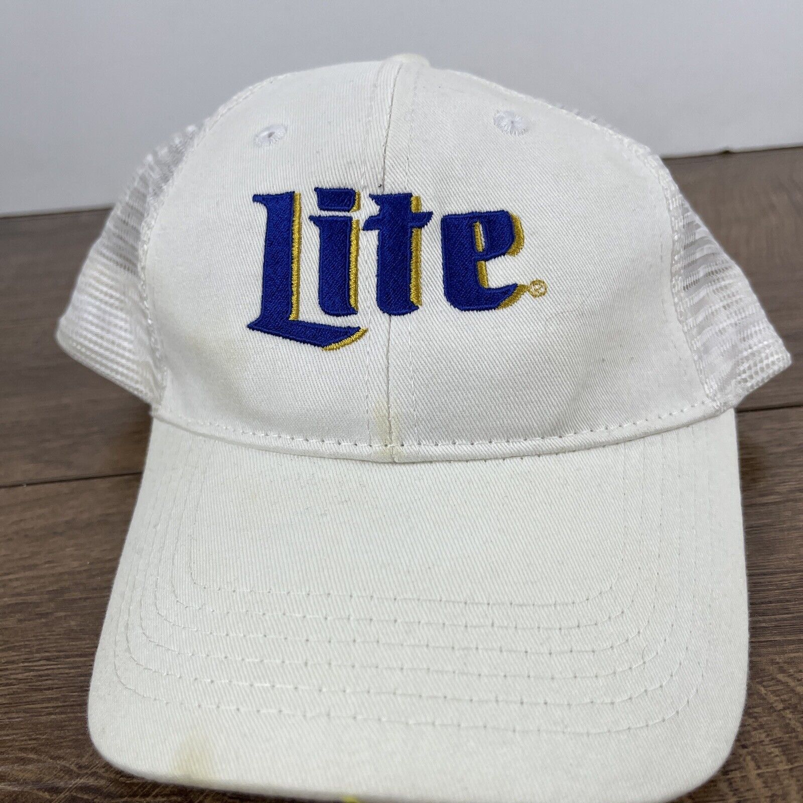 Other Miller Lite Hat Miller Hat Snapback White Adjustable Hat Adu Size ONE SIZE - 5 Thumbnail