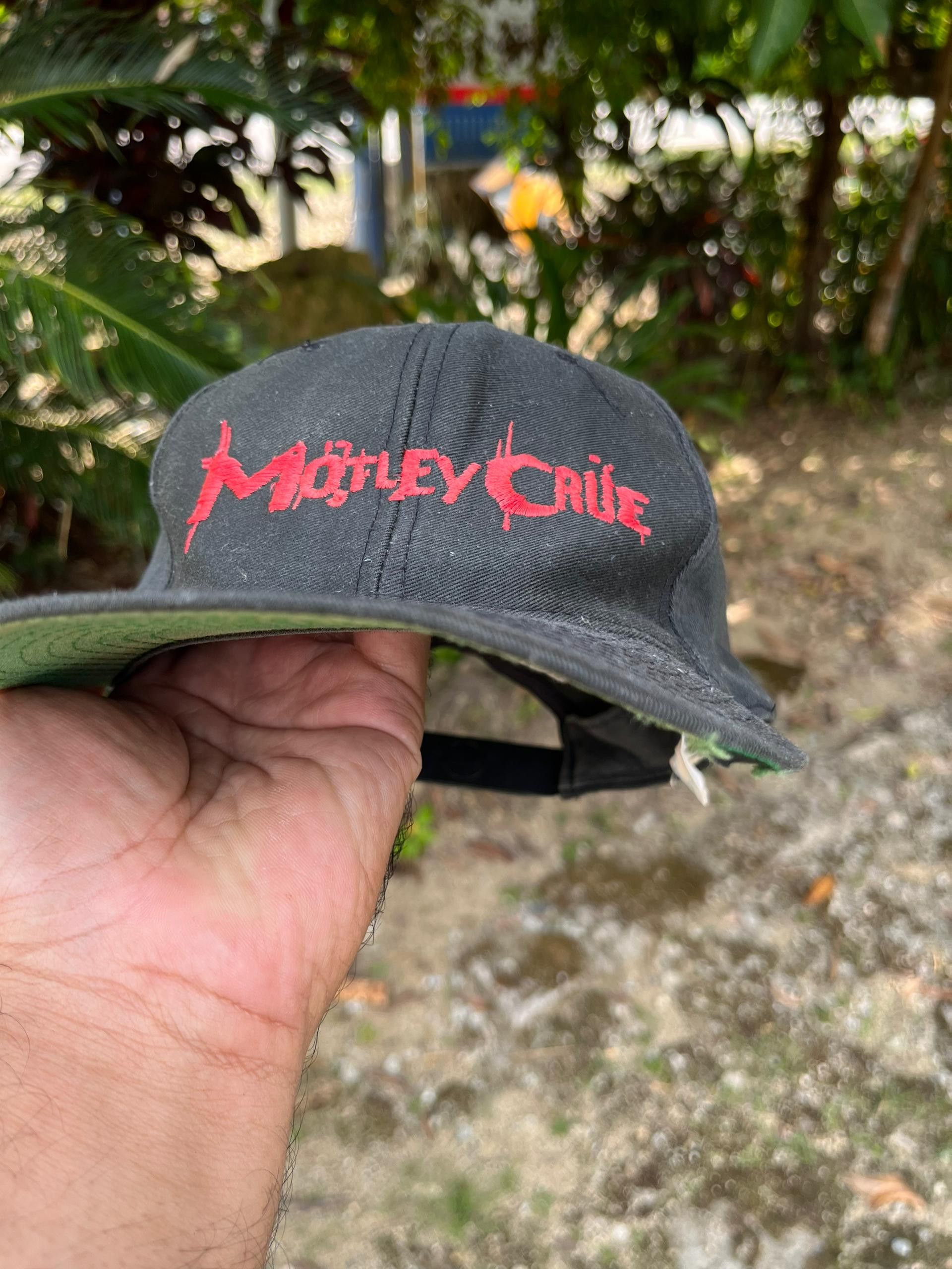 Band Tees × Vintage Vintage Motley Crue Rock Band Music Cap Size ONE SIZE - 4 Thumbnail