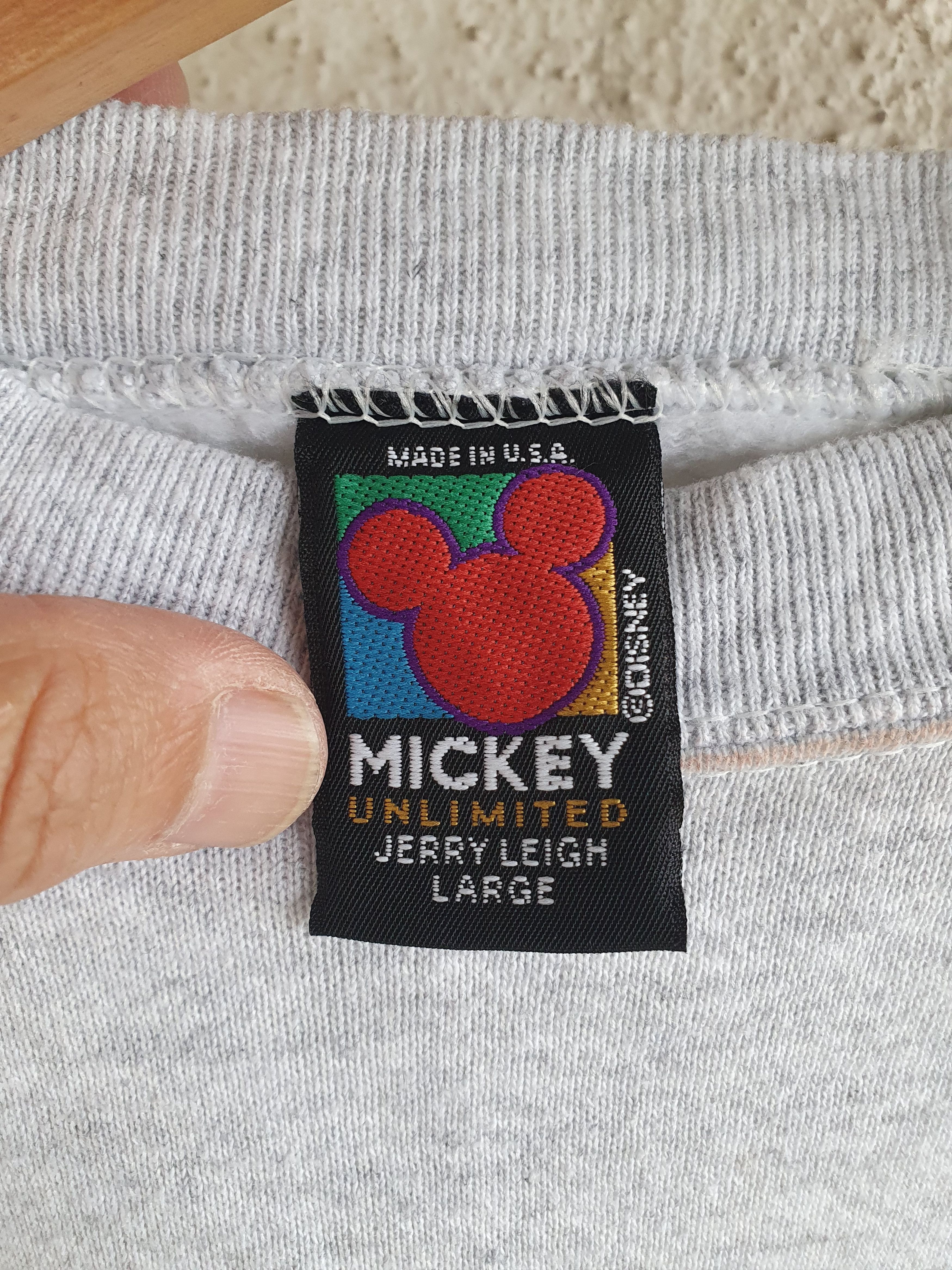 Disney × Mickey Mouse × Vintage Disney Mickey Unlimited Vintage Made in USA Sweatshirt L/M Size US L / EU 52-54 / 3 - 2 Thumbnail