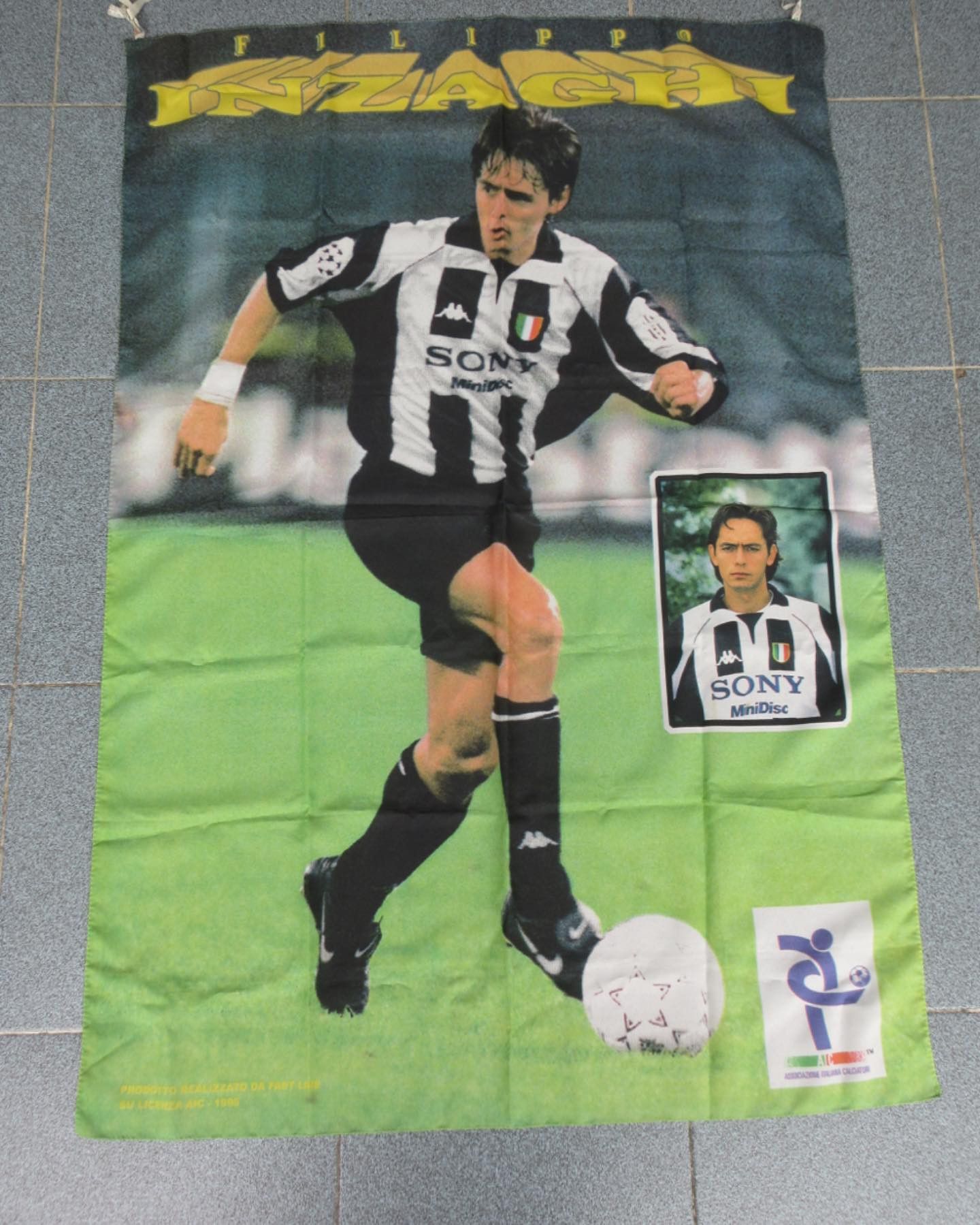 Vintage Vintage Poster Football/Soccer jersey On Fabric Collectible Size ONE SIZE - 6 Thumbnail