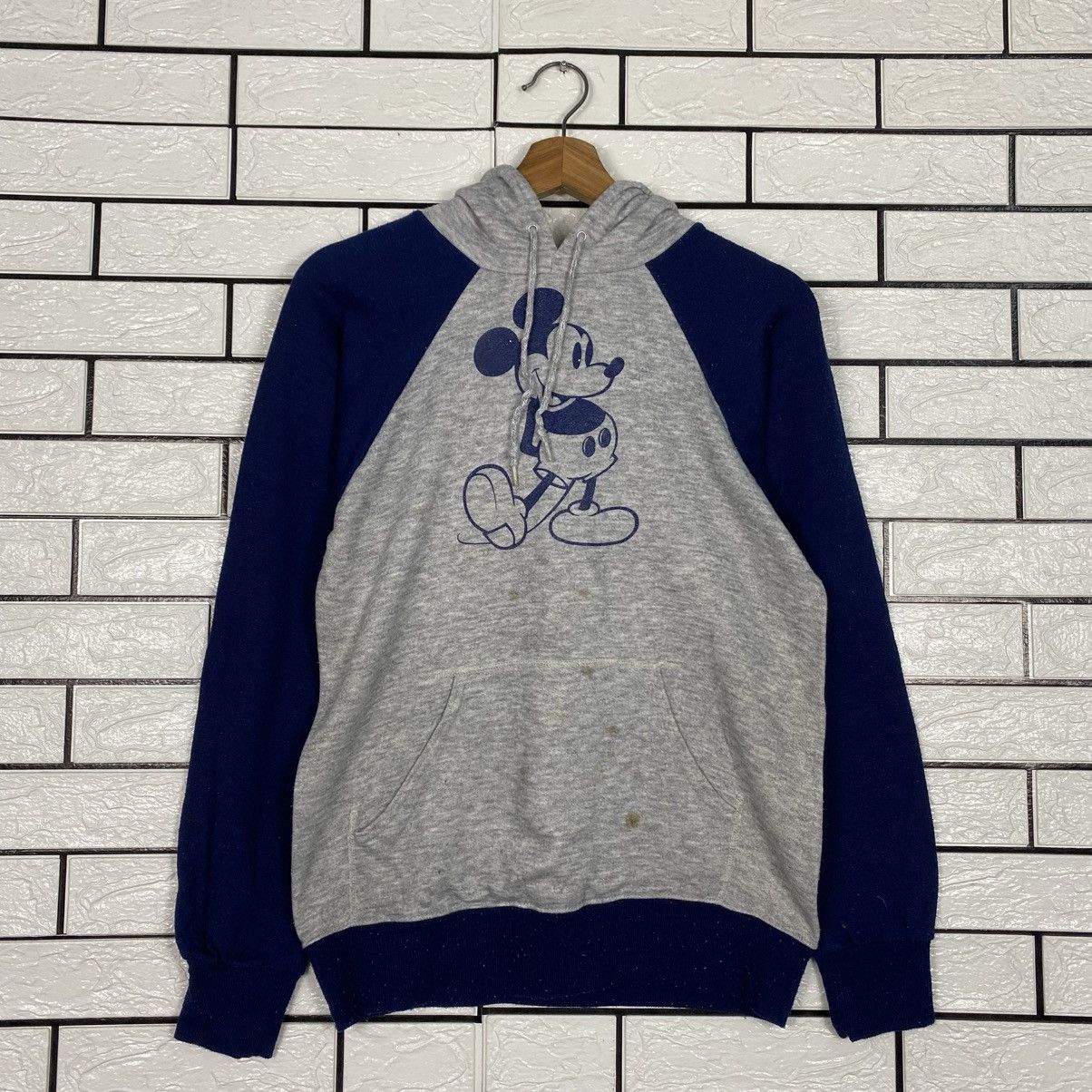 Vintage 📌Vintage Hoodie Sweater Mickey Mouse Big Logo Size US S / EU 44-46 / 1 - 13 Thumbnail