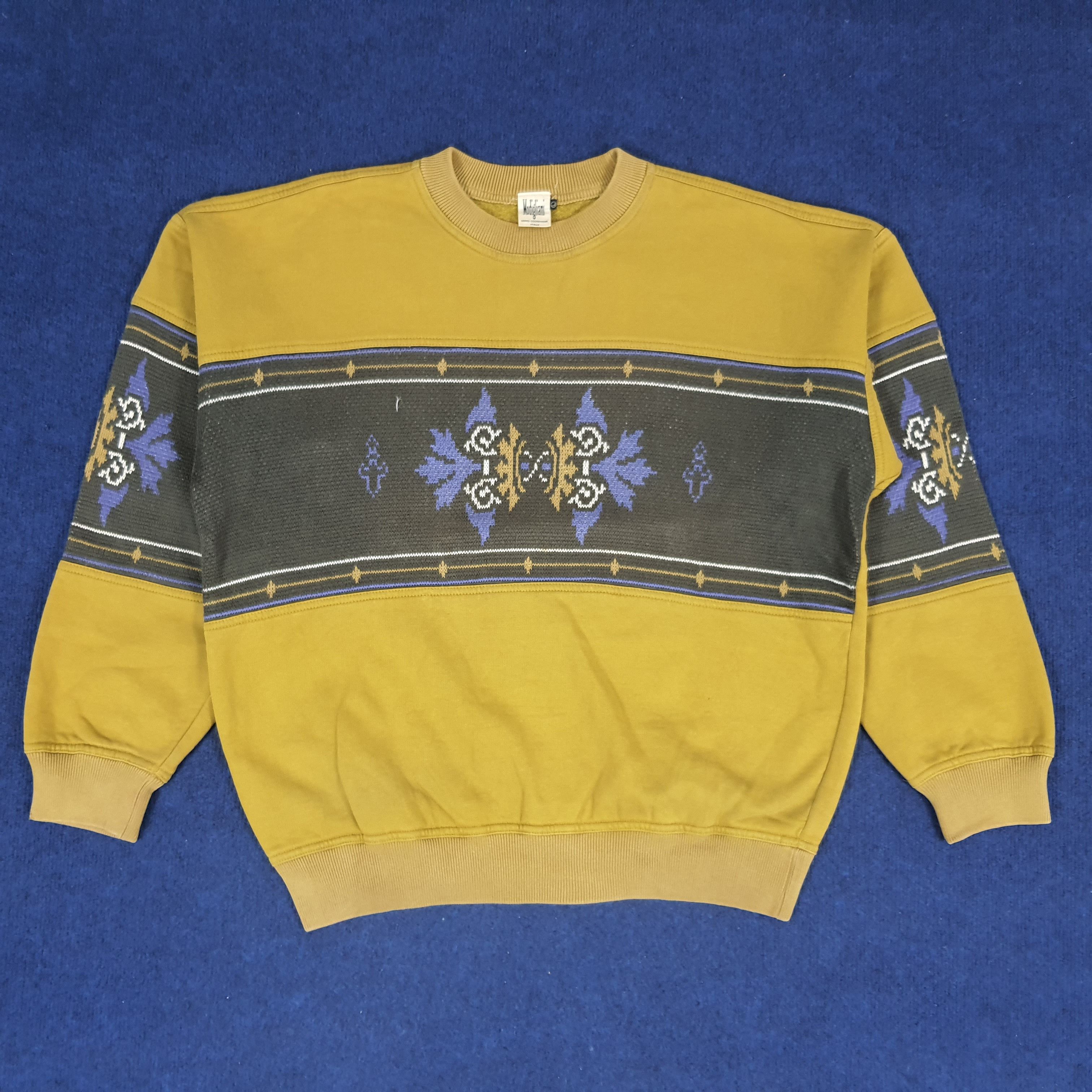 Vintage Vintage Modigliani Italian Designer Sweatshirts Size US L / EU 52-54 / 3 - 1 Thumbnail