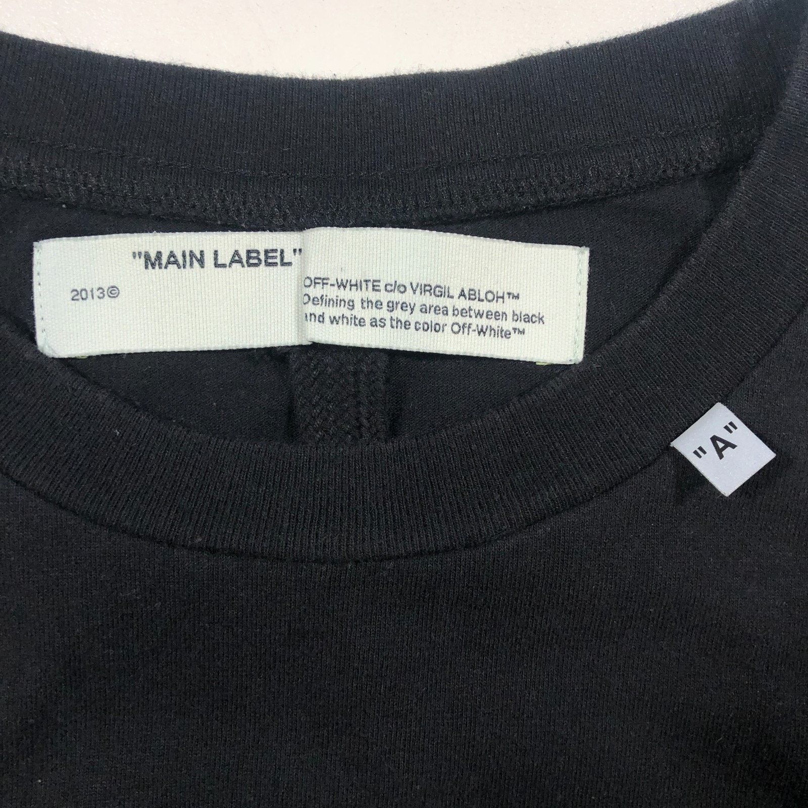 Off-White Off White Rationalism Black Blue Tee T Shirt Size Large L Size US L / EU 52-54 / 3 - 7 Thumbnail