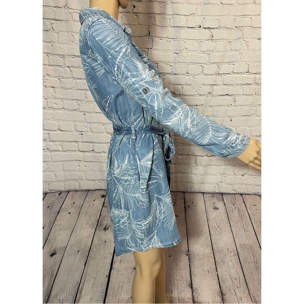 Other NWT New Velvet Heart Anita Denim Floral Long Sleeve Dress S Size XS / US 0-2 / IT 36-38 - 5 Thumbnail
