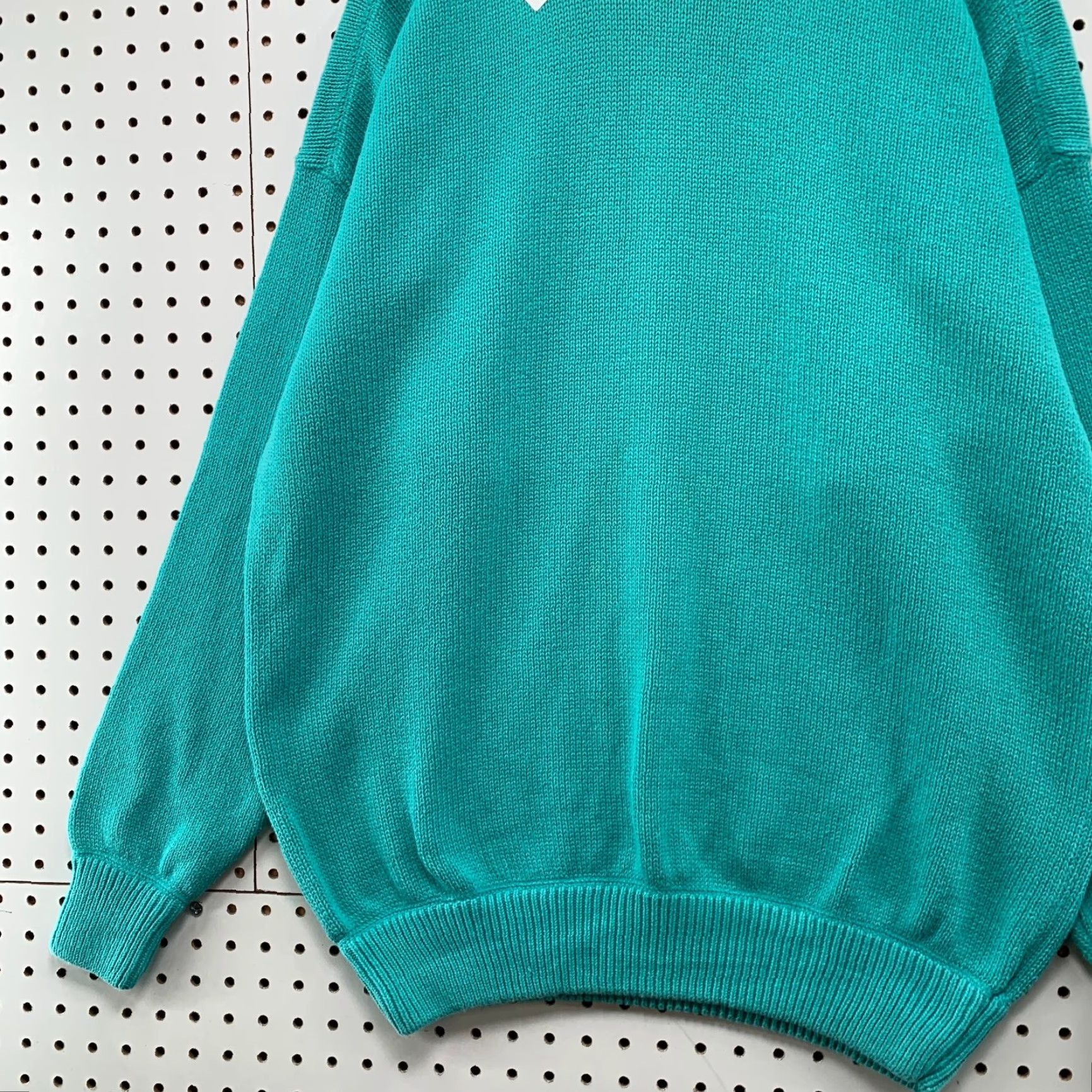 Altea VINTAGE Field Gear Sweater Mens Large Teal Knit Crewneck Pullover Outdoor Casual Winter Knitwear Size US L / EU 52-54 / 3 - 3 Thumbnail