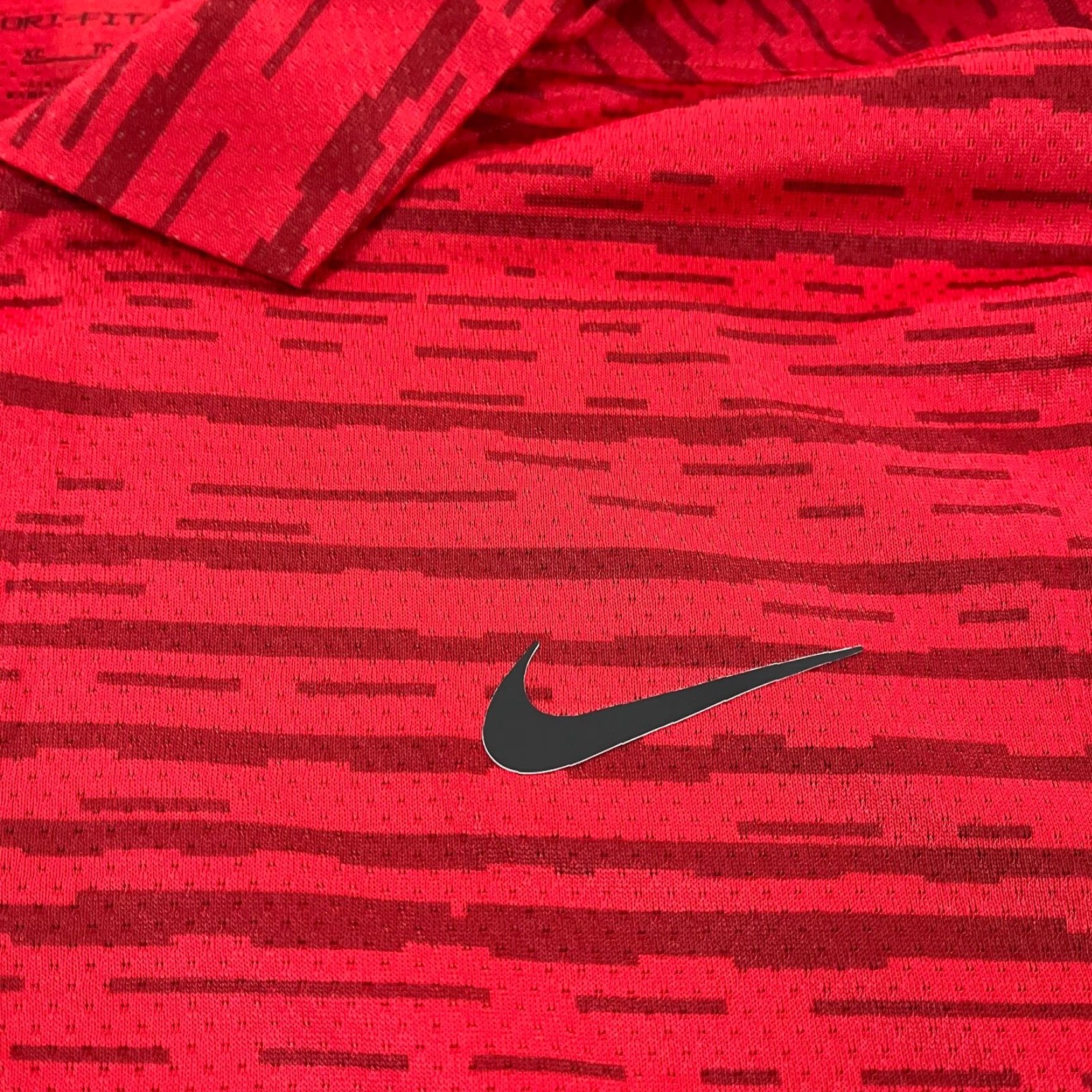 Nike Nike Tiger Woods Polo Mens XL Red Snap Collar Queenstown Harbor Dri-Fit ADV TW Size US XL / EU 56 / 4 - 4 Thumbnail