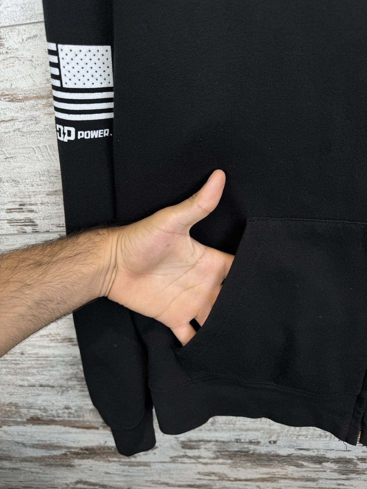 Diesel Mens Diesel Power USA Zip Hoodie black jacket Size US XL / EU 56 / 4 - 6 Thumbnail