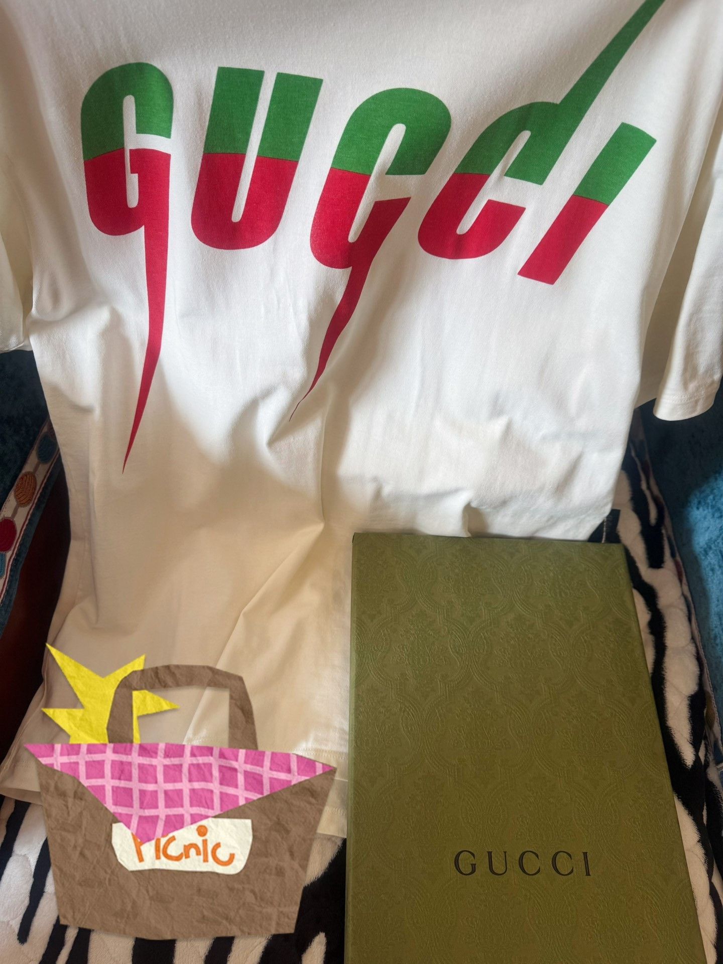 Gucci Gucci Blade Web Logo Short Sleeve T-Shirt Size US S / EU 44-46 / 1 - 7 Thumbnail