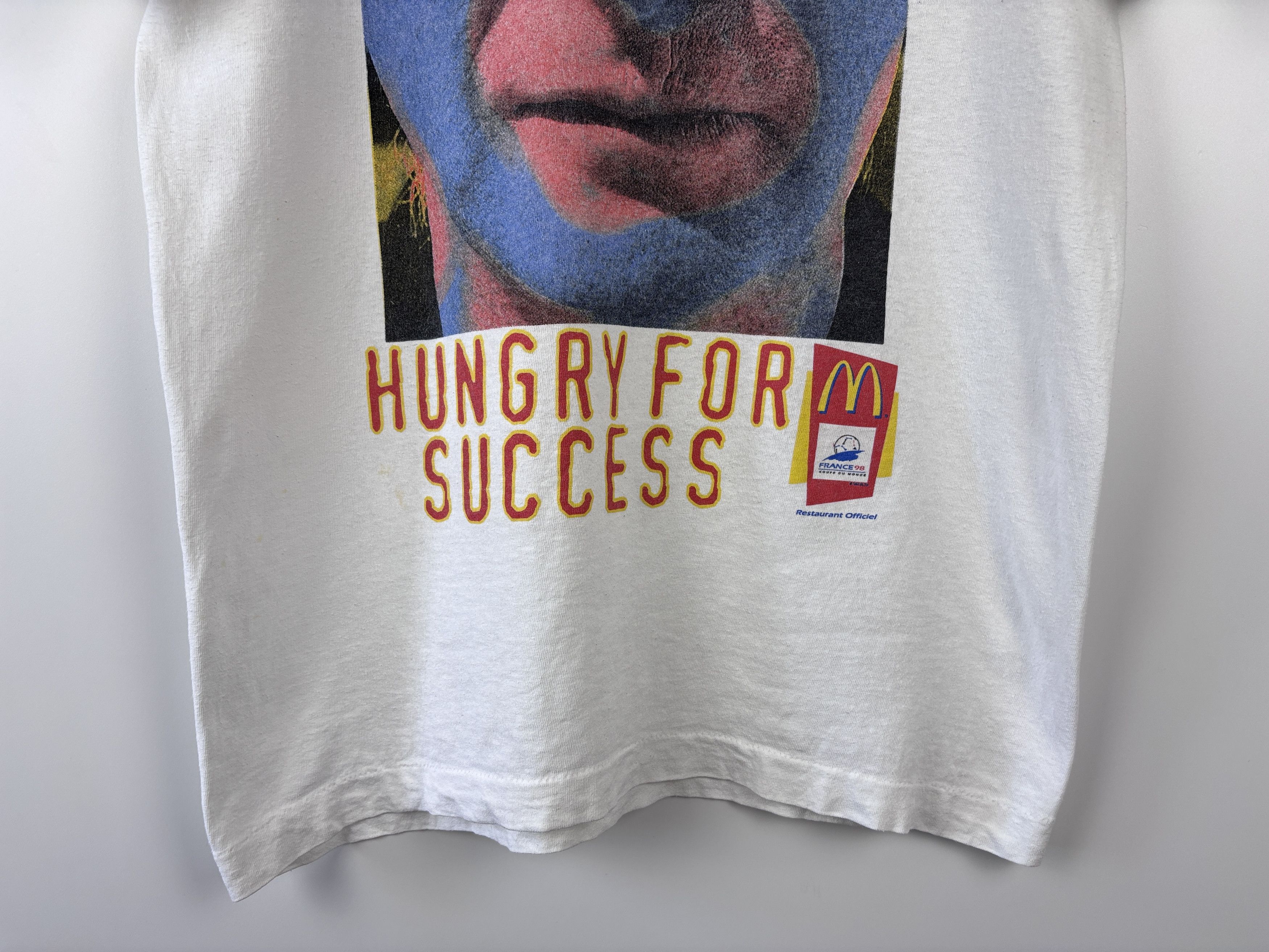 Vintage France 1998 Football Fan Hungry For Success T-Shirt ~XS-S Size US XS / EU 42 / 0 - 3 Thumbnail