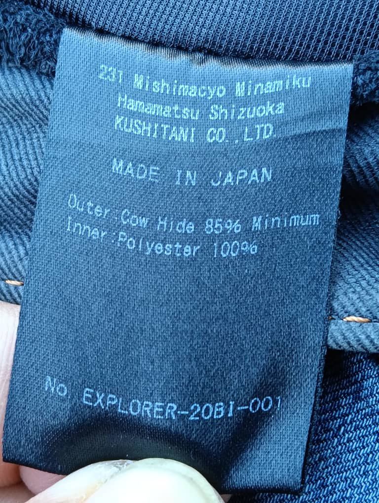 Japanese Brand KUSHITANI EXPLORER Genuine Cow Hide Leather Motorcycle Jeans Size US 28 / EU 44 - 7 Thumbnail