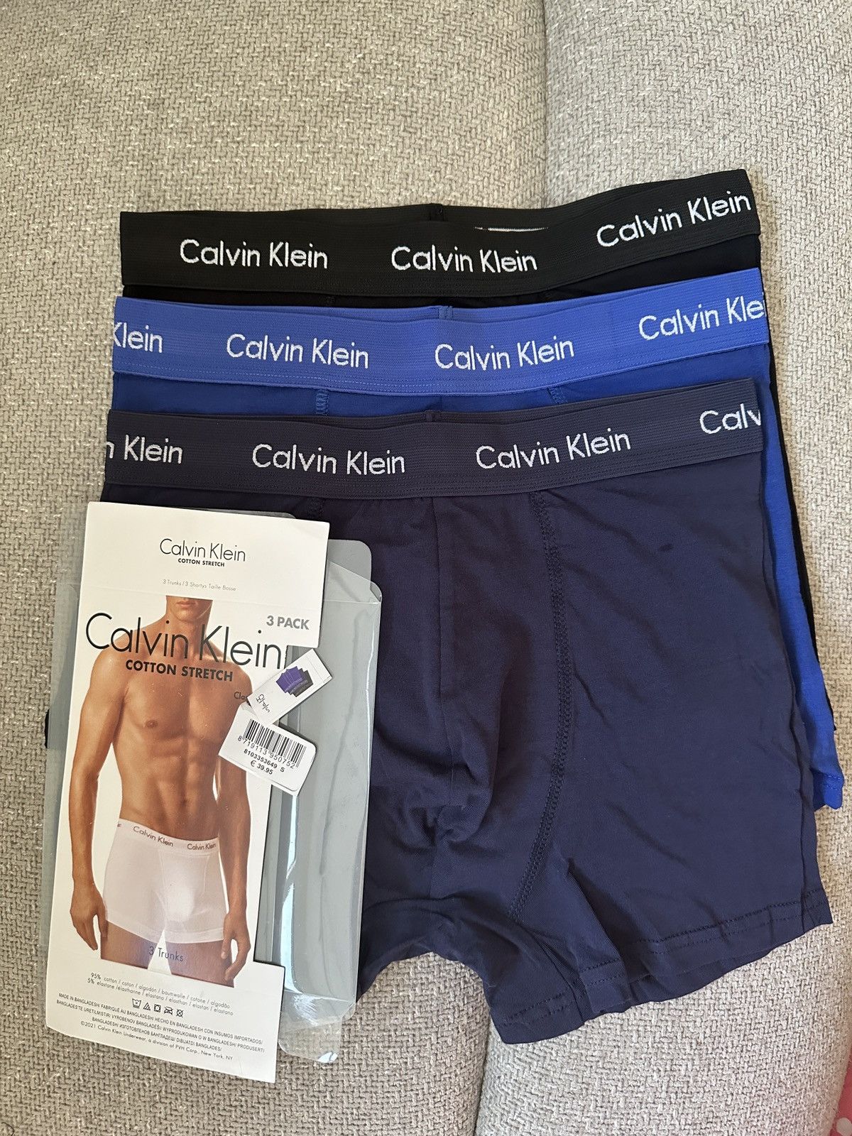 Calvin Klein Calvin Klein Men Shorts Boxers 3 in pack Size US 28 / EU 44 - 1 Thumbnail
