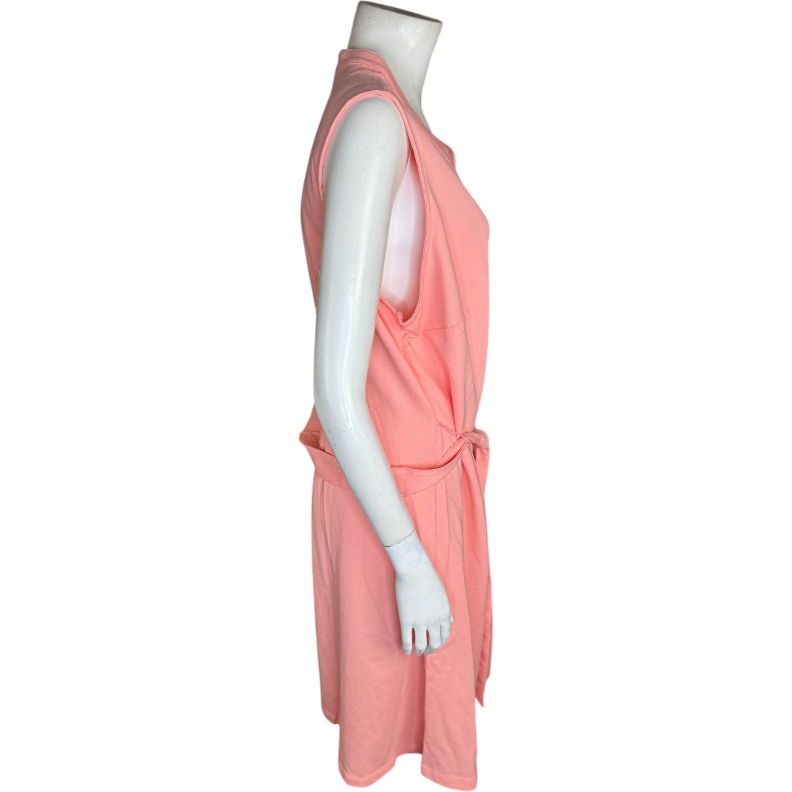 Isaac Mizrahi Isaac Mizrahi Live Paradise Peach Sleeveless Dress 1X Size XL / US 12-14 / IT 48-50 - 9 Thumbnail
