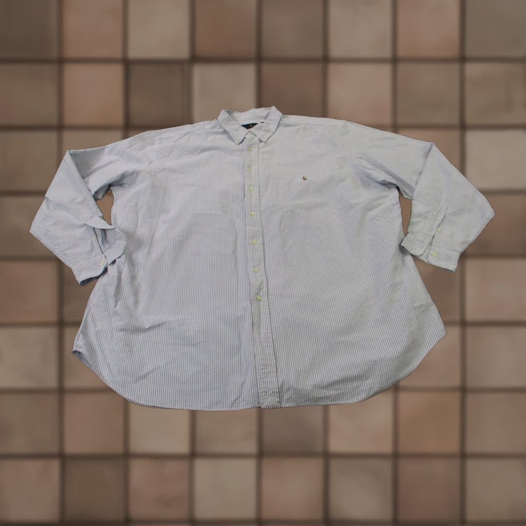 Polo Ralph Lauren Polo Ralph Lauren Shirt Men 3XLT Striped Classic Pony Logo Golf Business Preppy Size US XXL / EU 58 / 5 - 1 Thumbnail