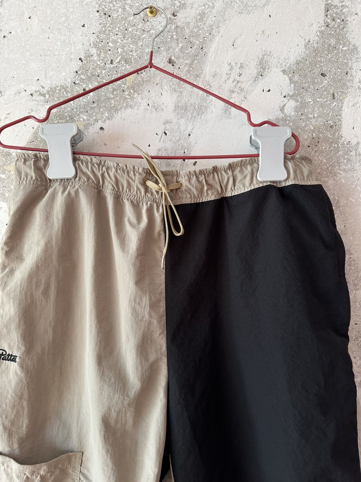 Patta Patta Double Colour Black Beige Swim Summer Shorts Size US 32 / EU 48 - 13 Thumbnail