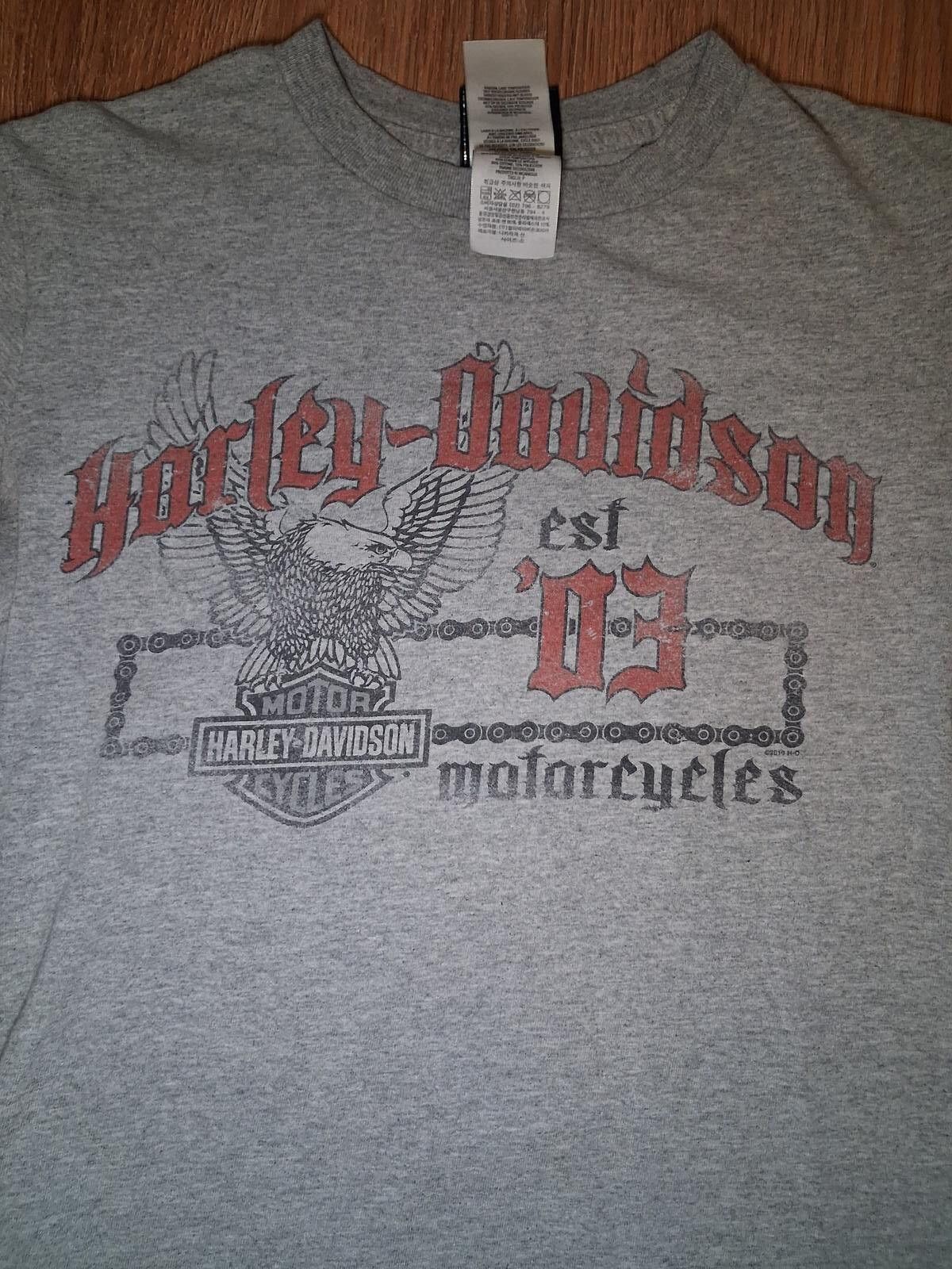 Harley Davidson Harley Davidson Shirt Mens Small Gray Cotton Hyderabad India Size US S / EU 44-46 / 1 - 4 Thumbnail