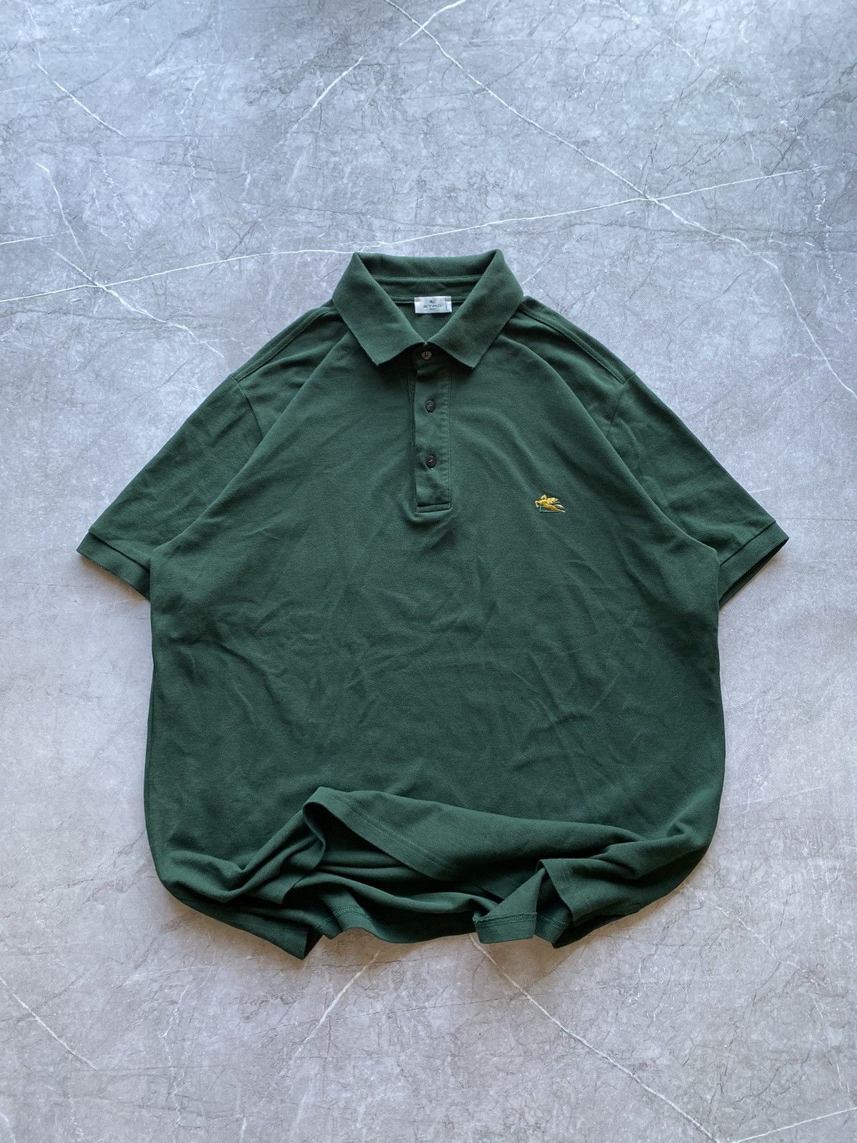 Etro Luxury Etro Milano Relaxed Polo Shirt Made in Italy Size US XXL / EU 58 / 5 - 2 Thumbnail