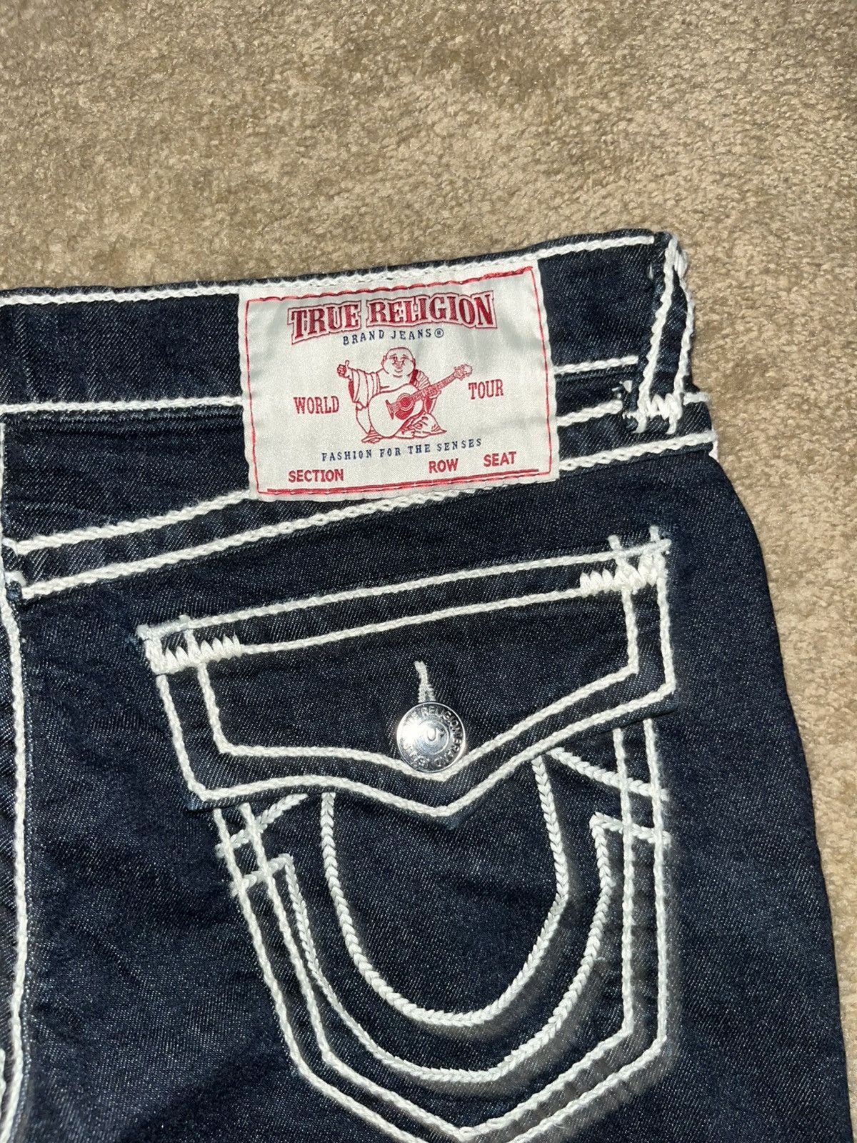 True Religion Rope Ricky Flap True Religion Jeans Size US 34 / EU 50 - 6 Thumbnail