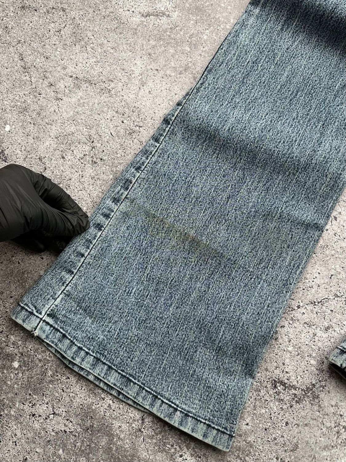 Japanese Brand Vintage Striped Flare Jeans C192(V258) Size 25" / US 0 / IT 36 - 9 Thumbnail