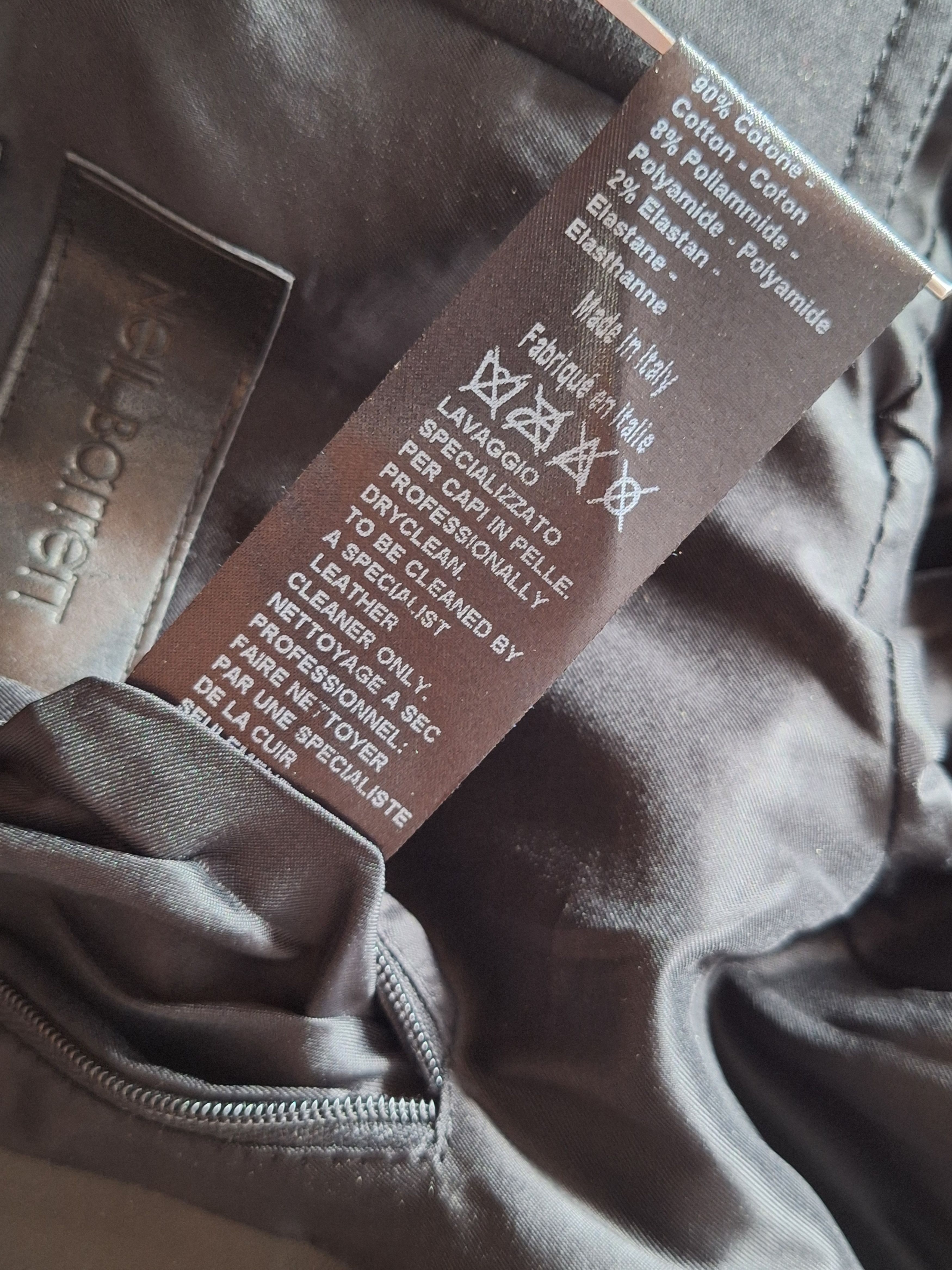Neil Barrett NIEL BARRETT / Double Layered Biker Leather Jacket Size US S / EU 44-46 / 1 - 9 Thumbnail