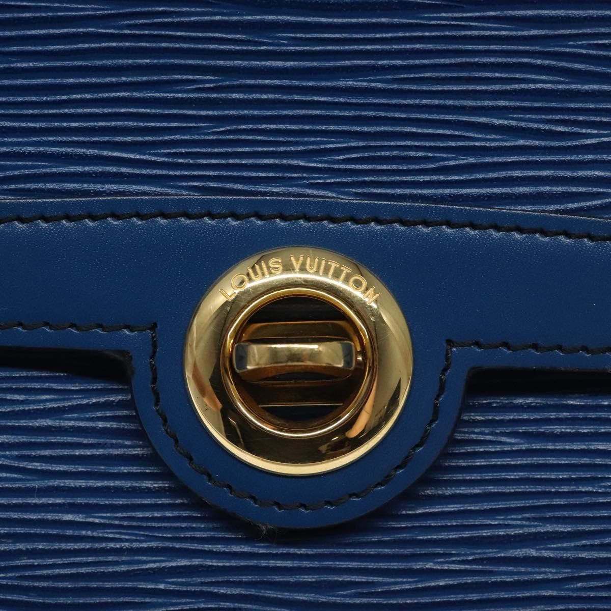 Louis Vuitton LOUIS VUITTON Epi Pochette Arche Shoulder Bag Blue M52575 Size ONE SIZE - 14 Thumbnail